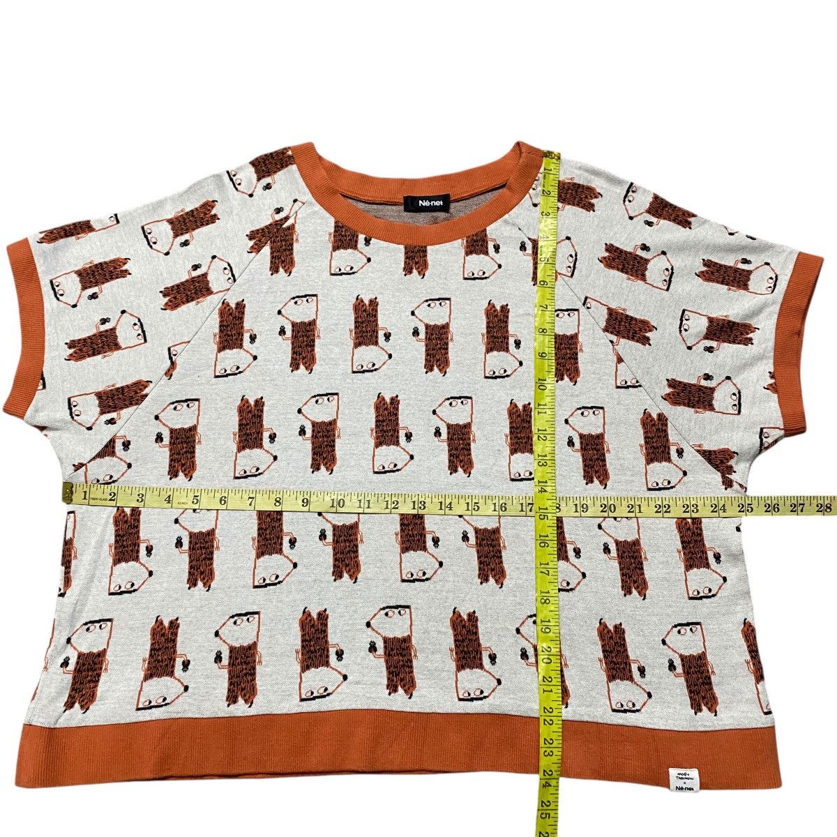 Ne-Net MOGU TAKAHASHI X NE-NET Sweatshirt Cropped Oversized Size M / US 6-8 / IT 42-44 - 11 Thumbnail