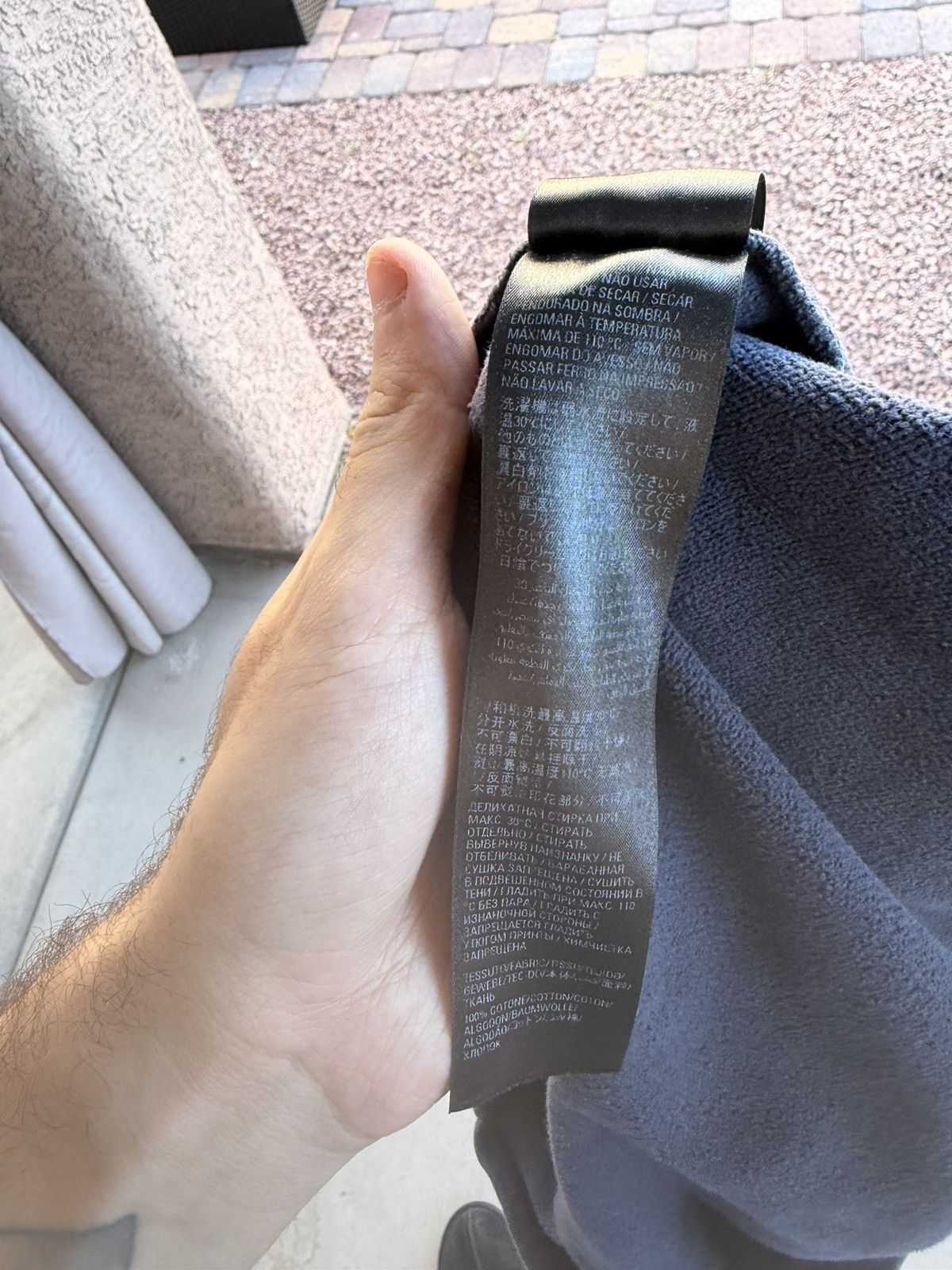 Balenciaga Balenciaga Oversized Hoodie – “Marine Blue” Medium Size US M / EU 48-50 / 2 - 10 Thumbnail