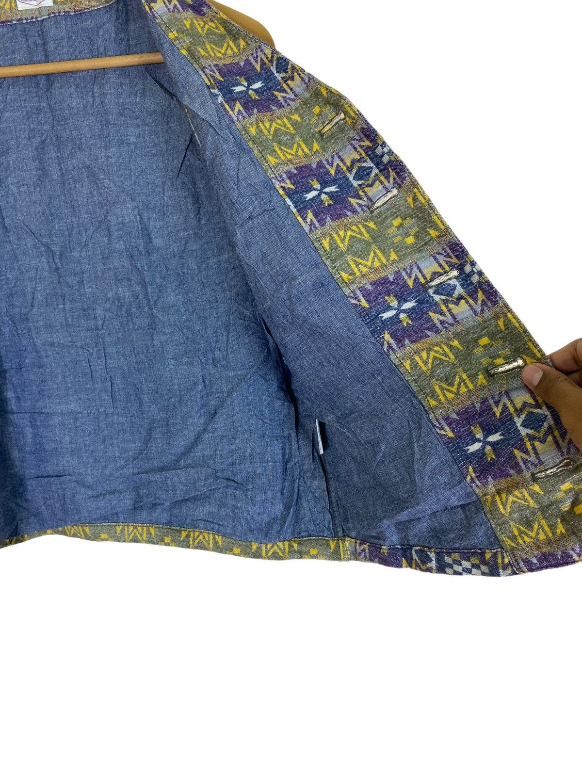 URBAN RESEARCH DOORS Urban Research Doors Geometric Native Navajo Vest Size US S / EU 44-46 / 1 - 12 Thumbnail
