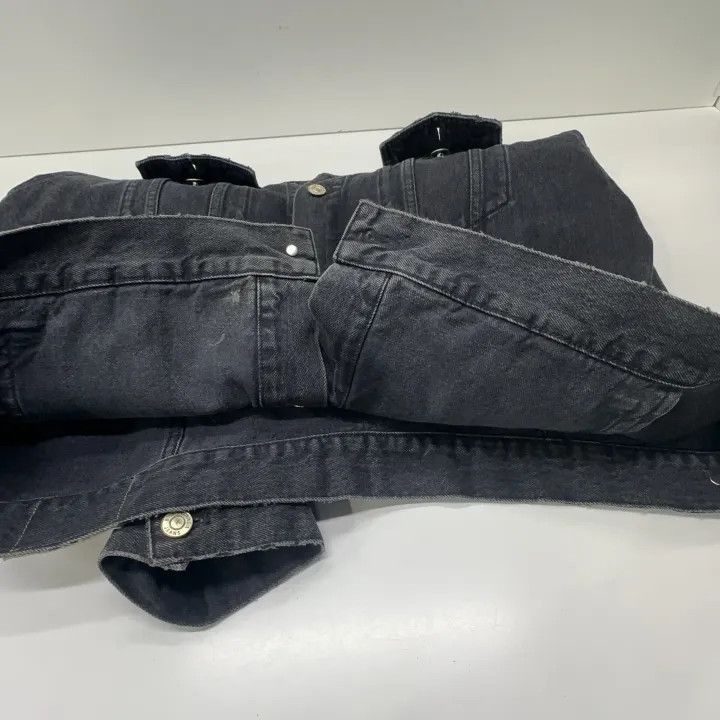 Balenciaga Balenciaga SS22 Tiger Logo Denim Jacket 0079-2507 Size US M / EU 48-50 / 2 - 6 Thumbnail