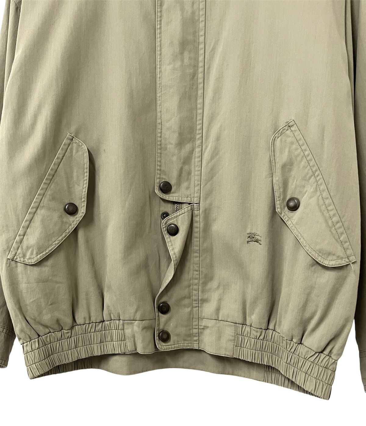 Burberry VINTAGE 90s BURBERRYS LUXURY LOGO BUTTON ZIPPER JACKET Size US L / EU 52-54 / 3 - 11 Thumbnail