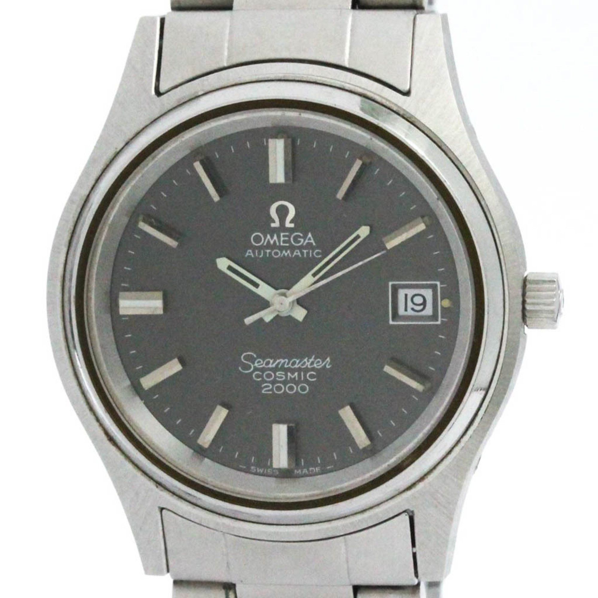 Omega Seamaster Cosmic 2000 Cal 1012 Steel Automatic Mens Watch 166.128 Bf581657 in Grey, Women's