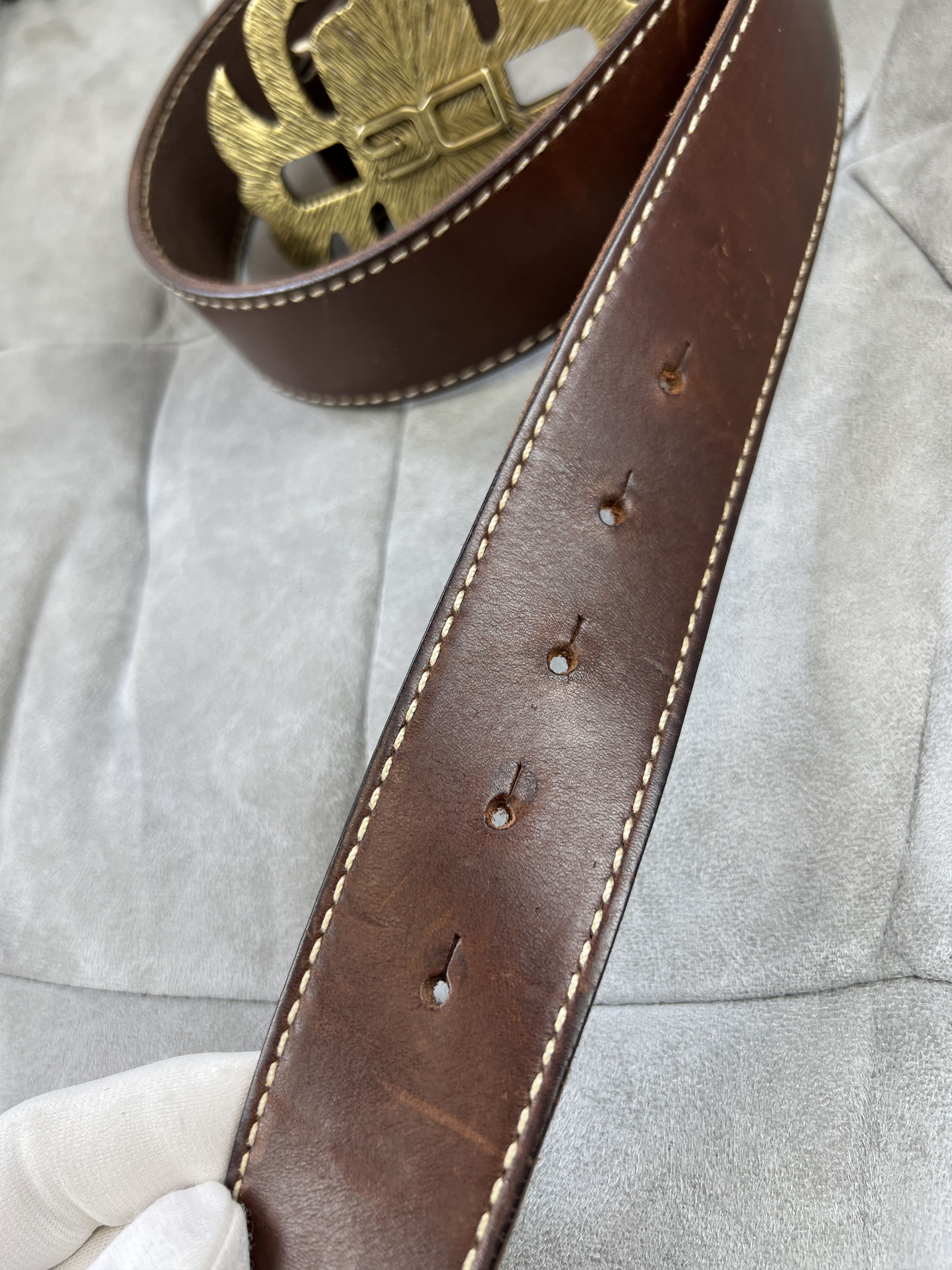 Dolce & Gabbana Vintage Dolce Gabbana Runaway Big DG Logo Buckle Size ONE SIZE - 9 Thumbnail