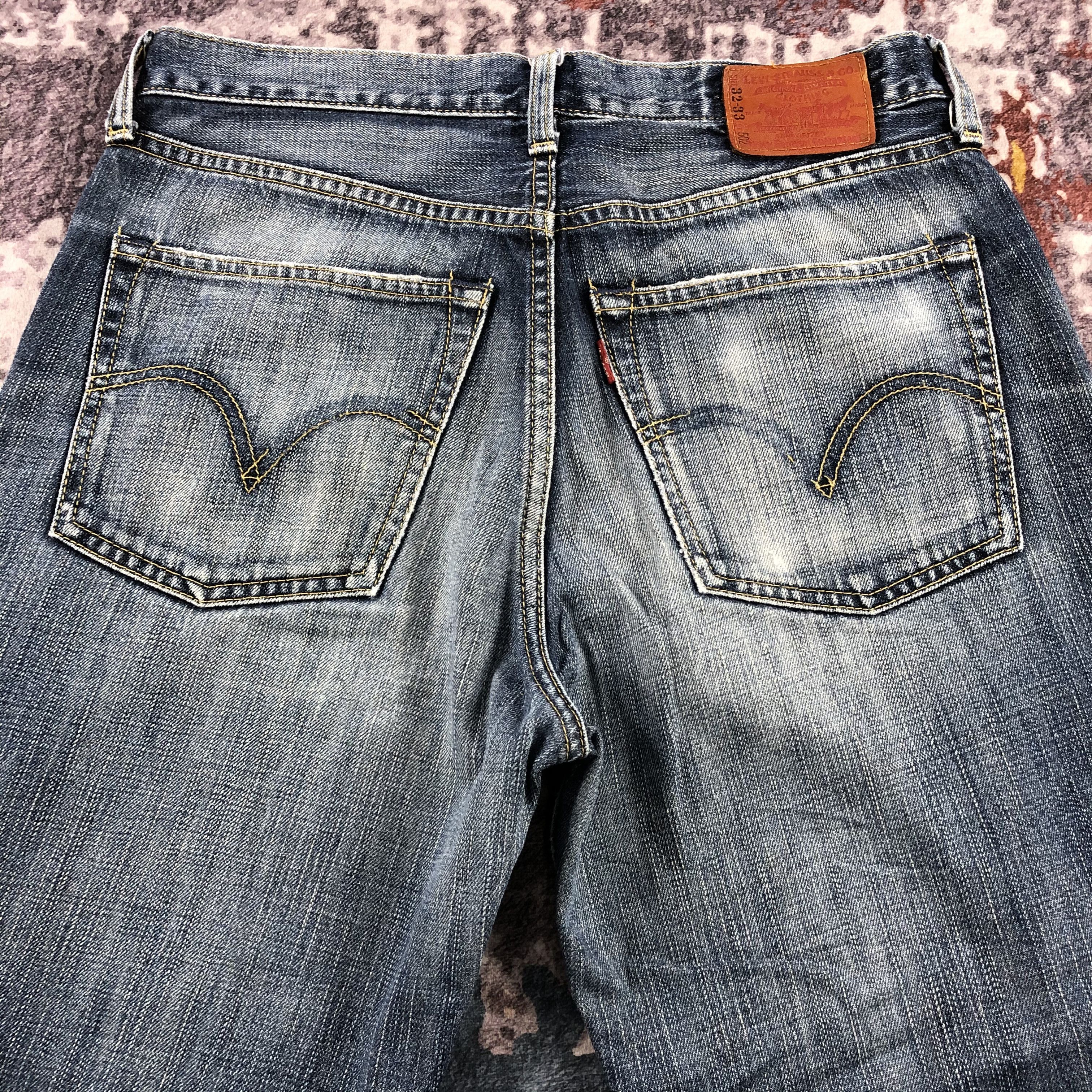 Levi's × Vintage Vintage 90s Blue Wash Levis 502 Jeans-JM2706 Size US 31 - 5 Thumbnail