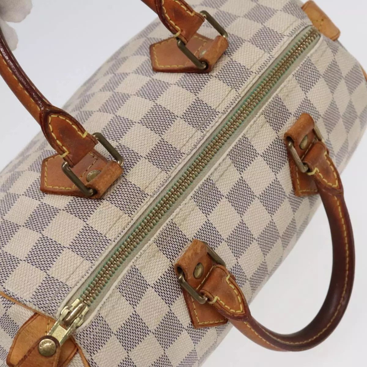 Louis Vuitton LOUIS VUITTON Damier Azur Speedy 25 Hand Bag Size ONE SIZE - 14 Thumbnail