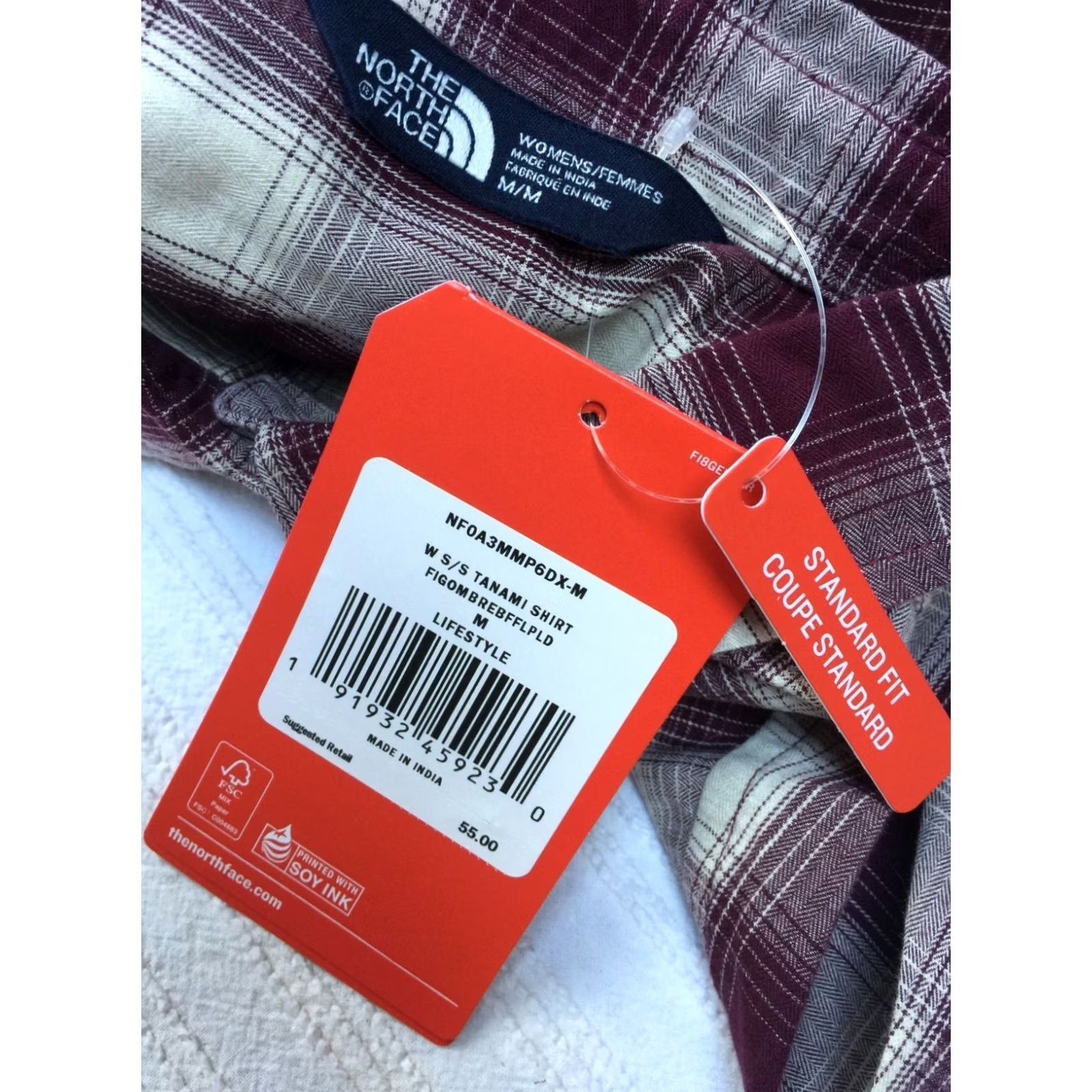 The North Face The North Face Womens Top Standard Fit Short Sleeve Tanami Shirt M NWT Size M / US 6-8 / IT 42-44 - 3 Thumbnail