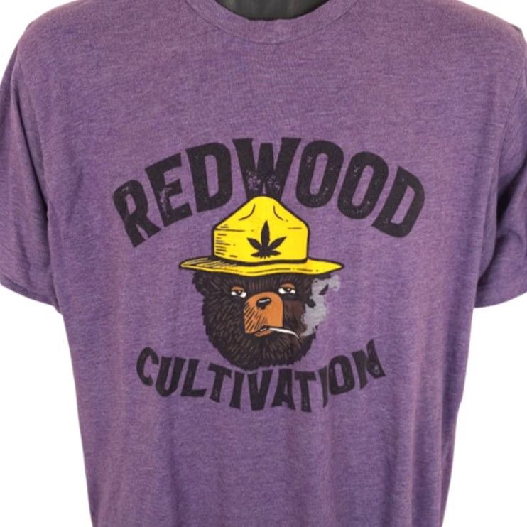 Tultex Tultex Redwood Cultivation T Shirt Mens Size L Purple Grow Team Las Vegas Cannabis Vintage: No Size US L / EU 52-54 / 3 - 2 Thumbnail