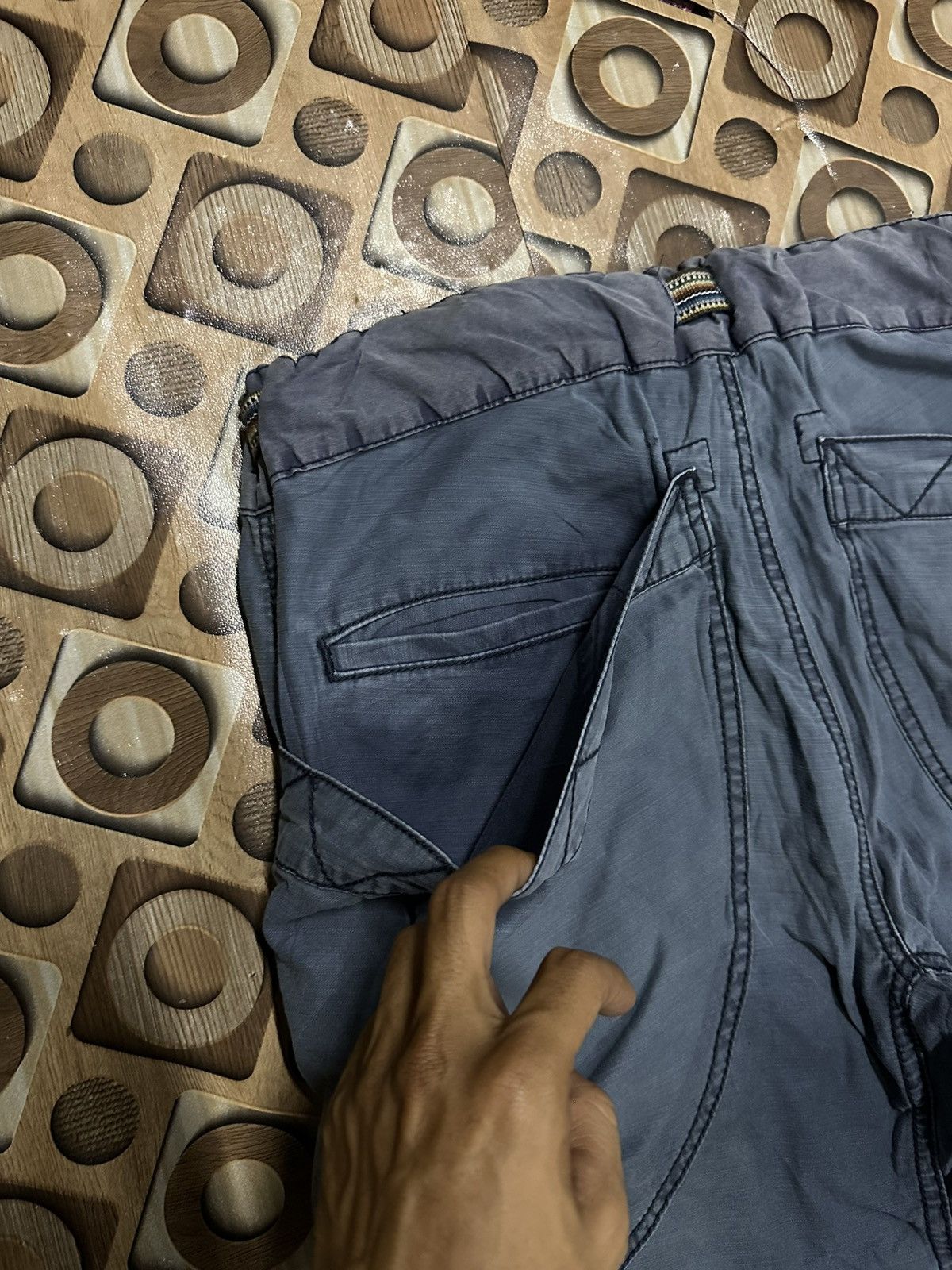 go slow caravan BIG POCKET ‼️Vintage GO SLOW CARAVAN Japan Faded Ankle Pants Size US 33 - 12 Thumbnail