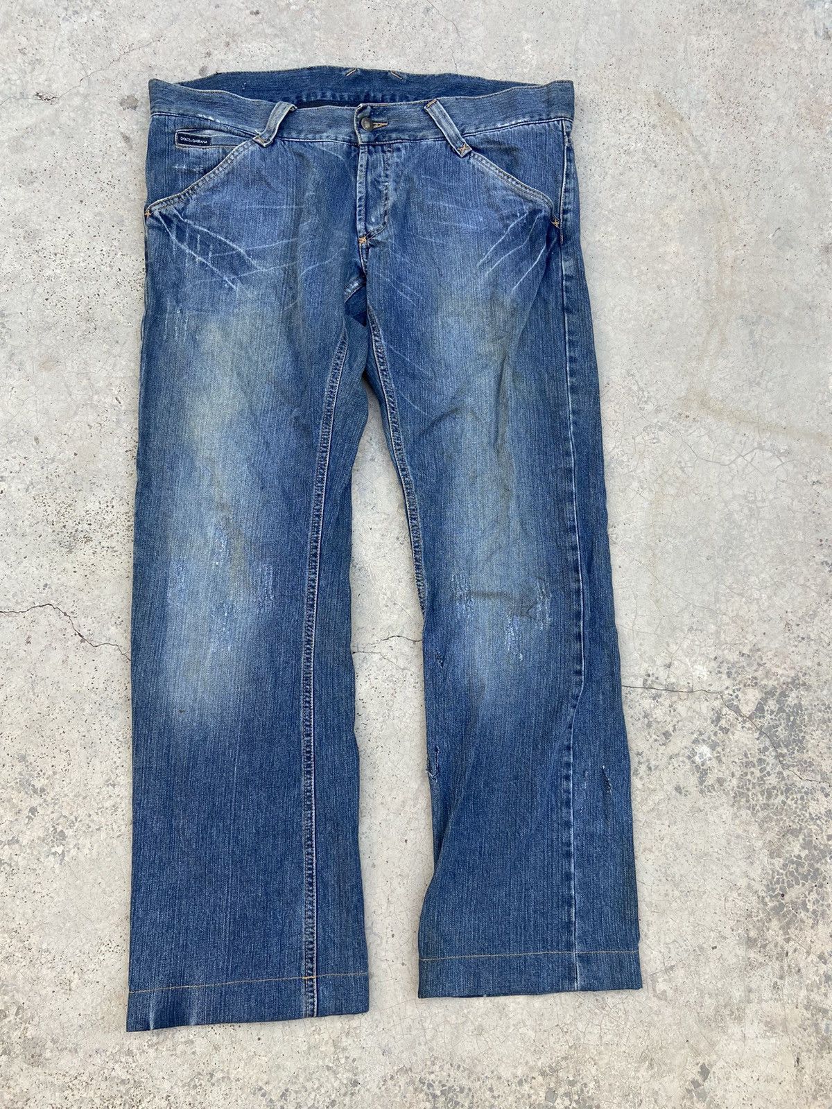 Dolce & Gabbana D&G jeans distressed Dolce Gabbana Size US 38 / EU 54 - 1 Thumbnail