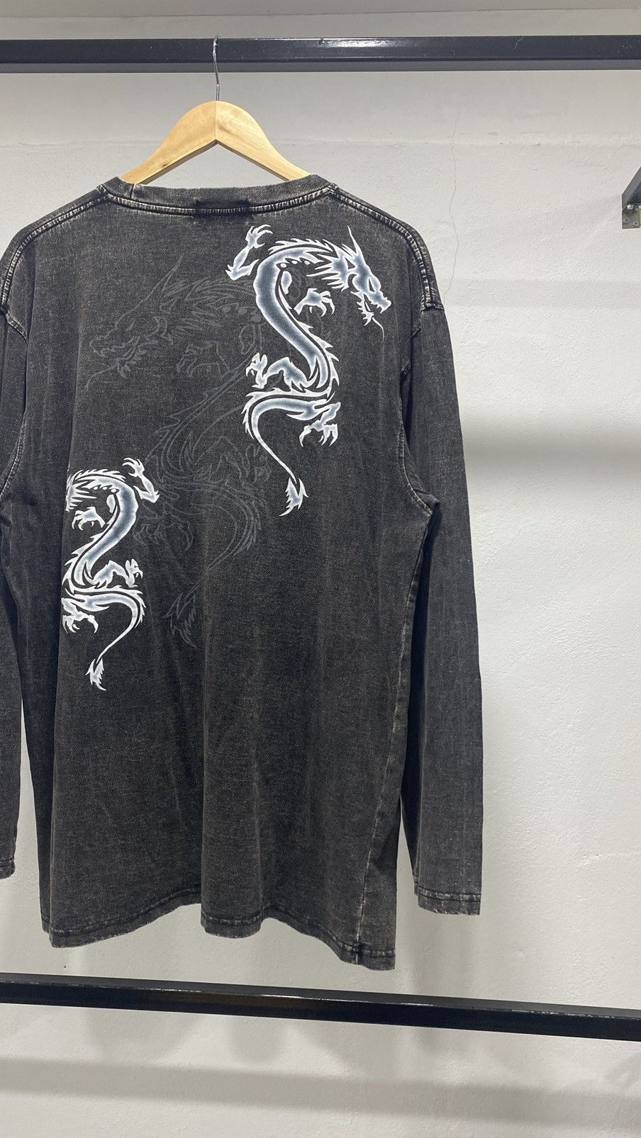 Japanese Brand Crosskeys Sukajan Dragon Washed 90s Size US XL / EU 56 / 4 - 13 Thumbnail