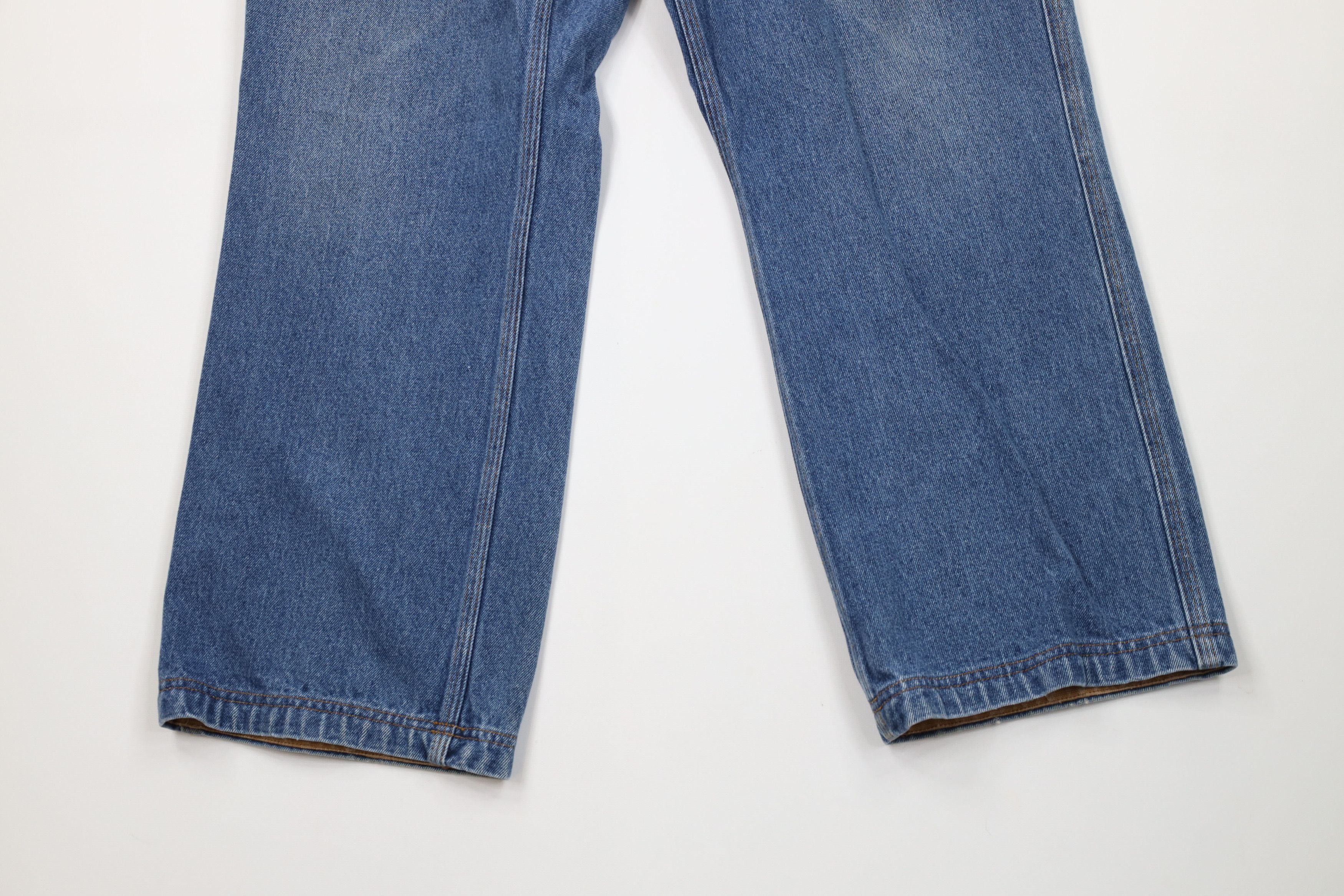 Duluth Trading Company Duluth Trading Co Workwear Wide Leg Denim Jeans Cotton Size US 37 - 4 Thumbnail