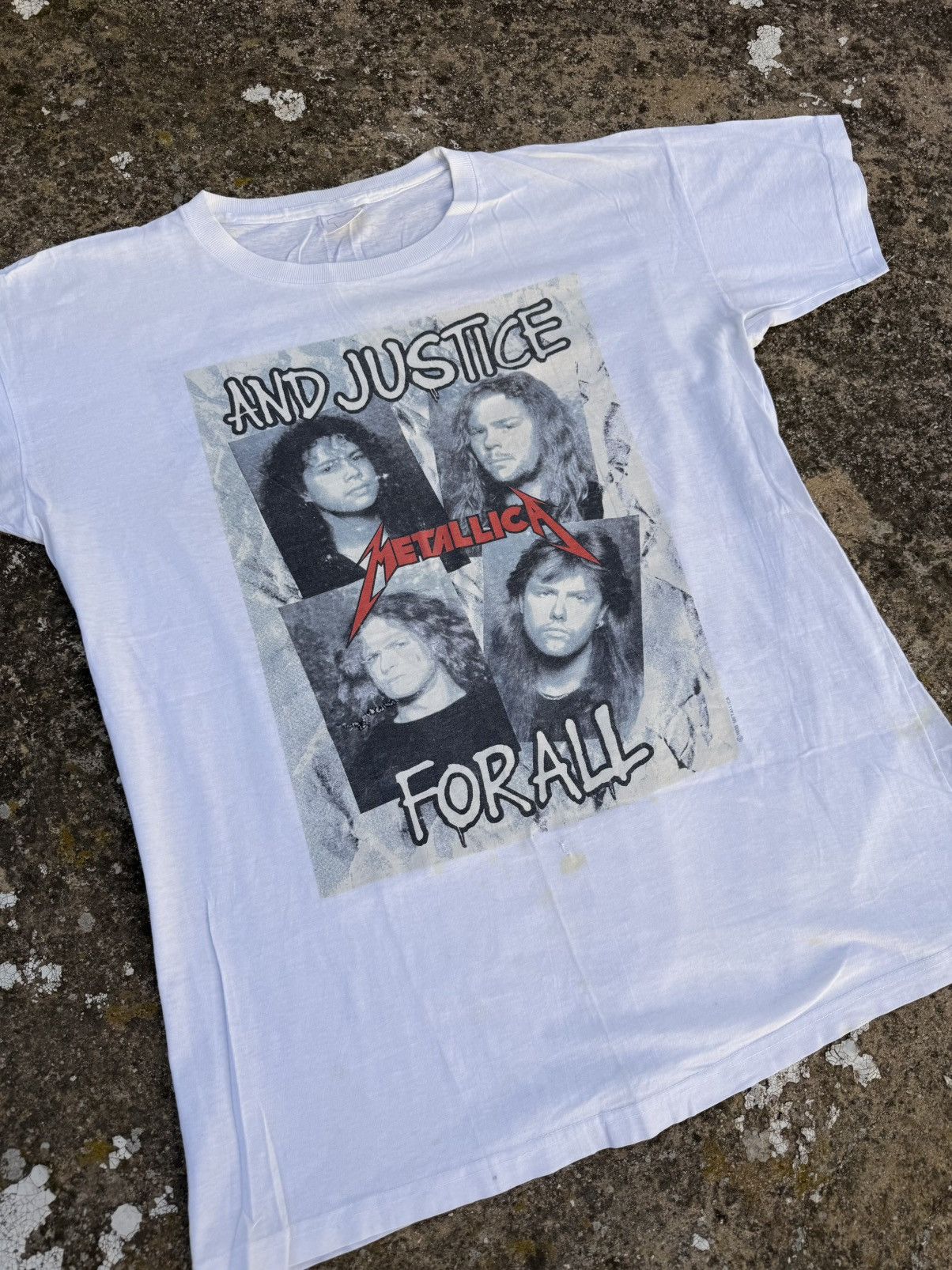 Metallica 1988 Vintage Metallica And Justice For All Tee Size US L / EU 52-54 / 3 - 3 Thumbnail