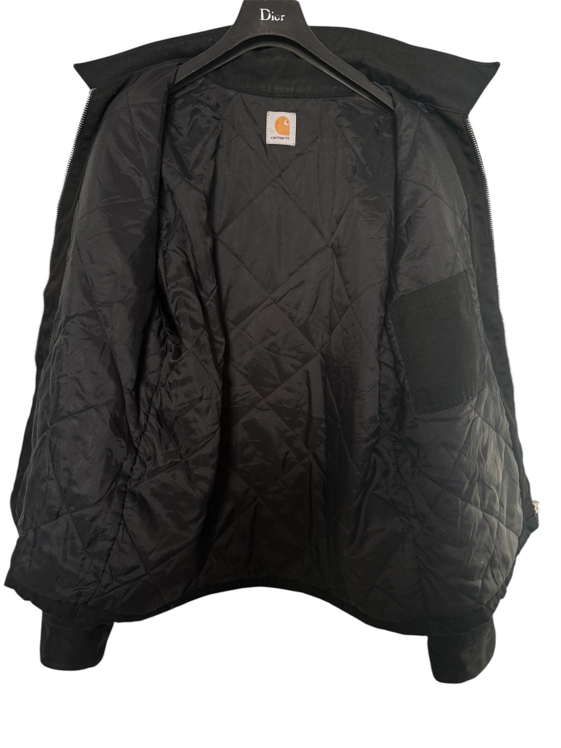 Carhartt worker jacket full black size L 52it