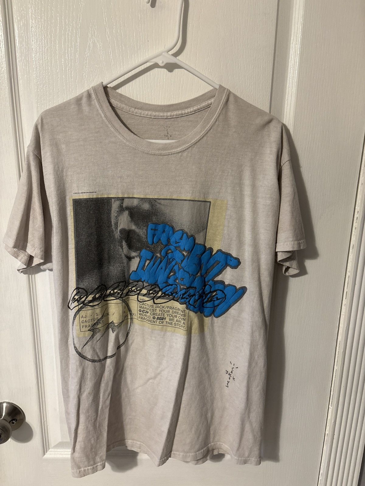 travis scott x fragment tshirt