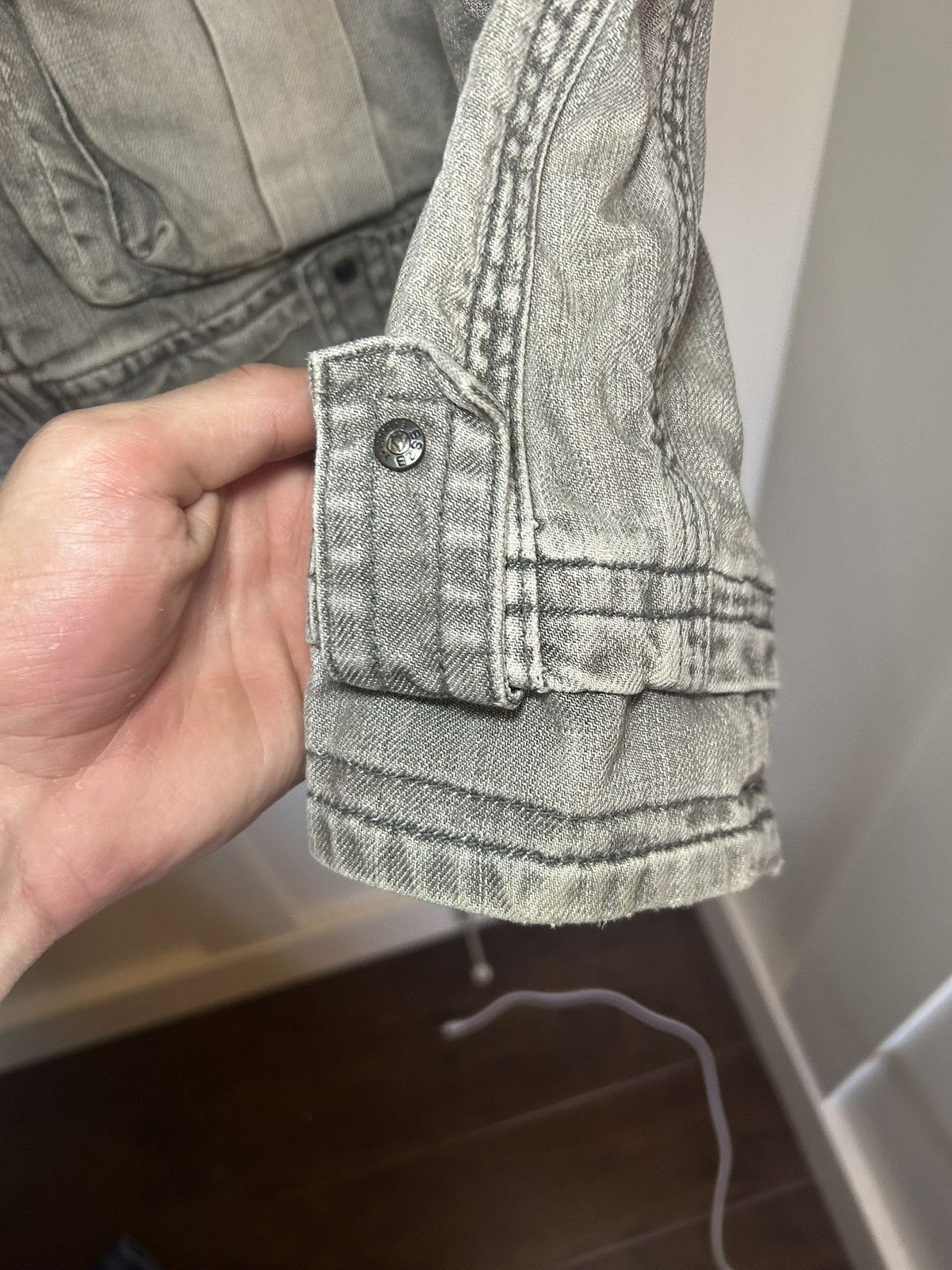 Vintage Vintage BS2B “bondage” cargo denim jacket Size US L / EU 52-54 / 3 - 11 Thumbnail