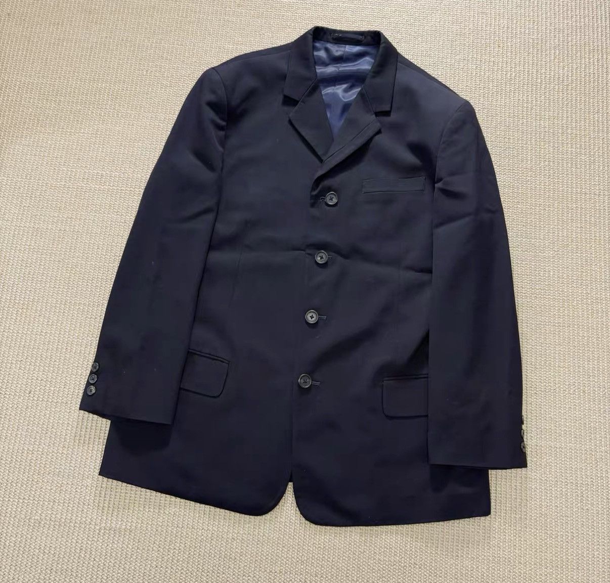 Yohji Yamamoto Yohji Yamamoto YS for Men Navy Blazer J29 Size US M / EU 48-50 / 2 - 2 Thumbnail