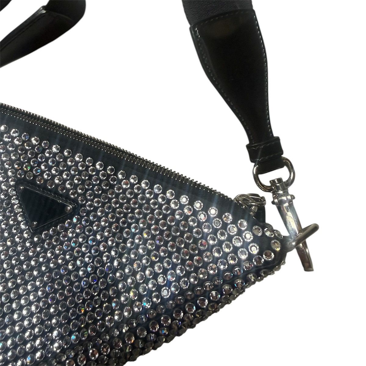Prada Crystal Embossed Triangle Bag Size ONE SIZE - 3 Thumbnail