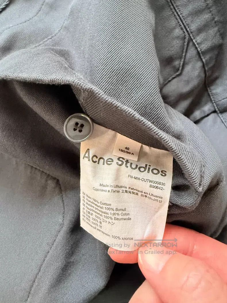 Acne Studios Acne Studios Cargo Style Three Pocket Jacket. Navy Blue wi Size US M / EU 48-50 / 2 - 3 Thumbnail