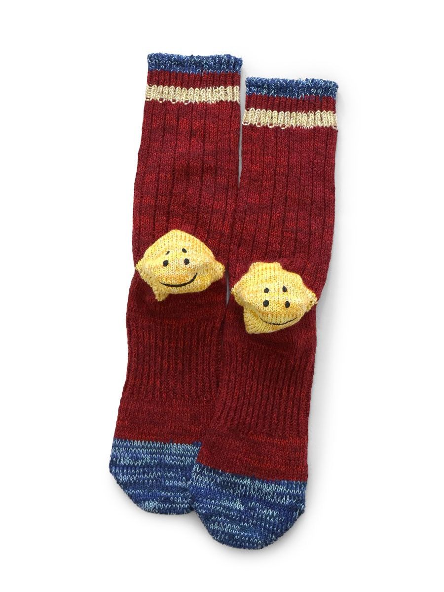 Kapital Kapital IVY RAINBOWY HAPPY HEEL SOCKS size L Size ONE SIZE - 1 Preview