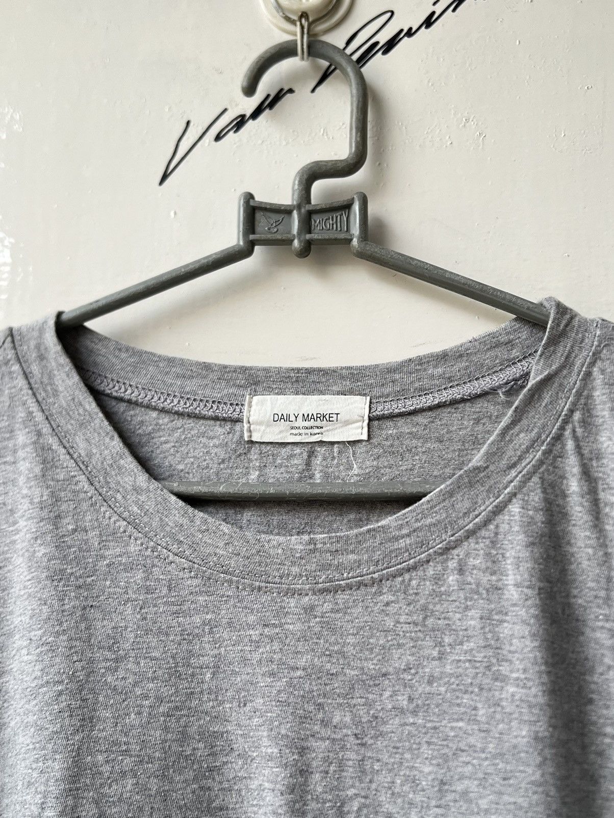 Japanese Brand Daily Market Seoul Market Grey T-shirt Size US XXL / EU 58 / 5 - 5 Thumbnail
