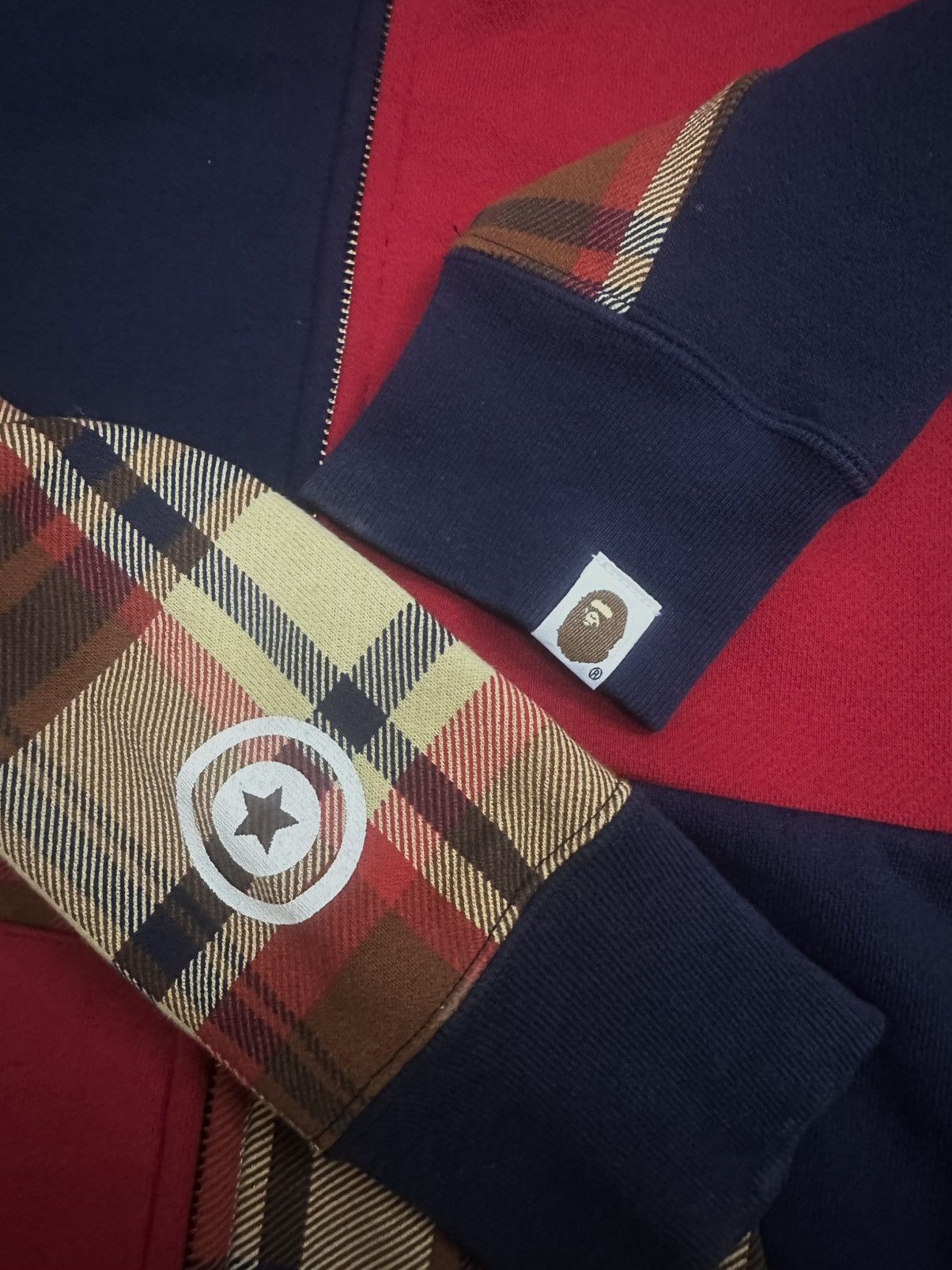 Bape A Bathing Ape Check Shark Relaxed Full Zip Hoodie Size M / US 6-8 / IT 42-44 - 7 Thumbnail