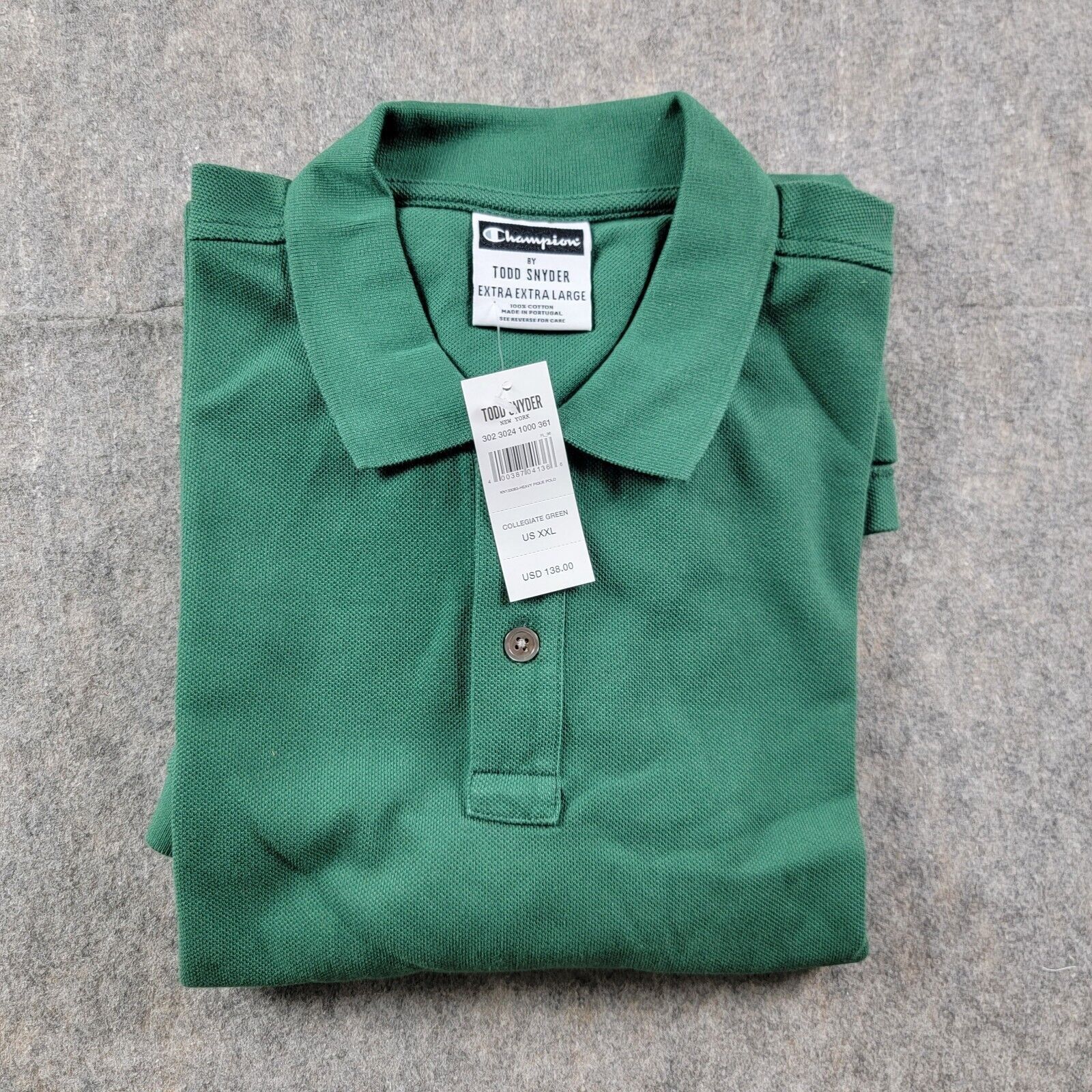 Todd Snyder Champion x Todd Snyder Pique Polo Shirt Short Sleeve NWT Size US XXL / EU 58 / 5 - 10 Thumbnail