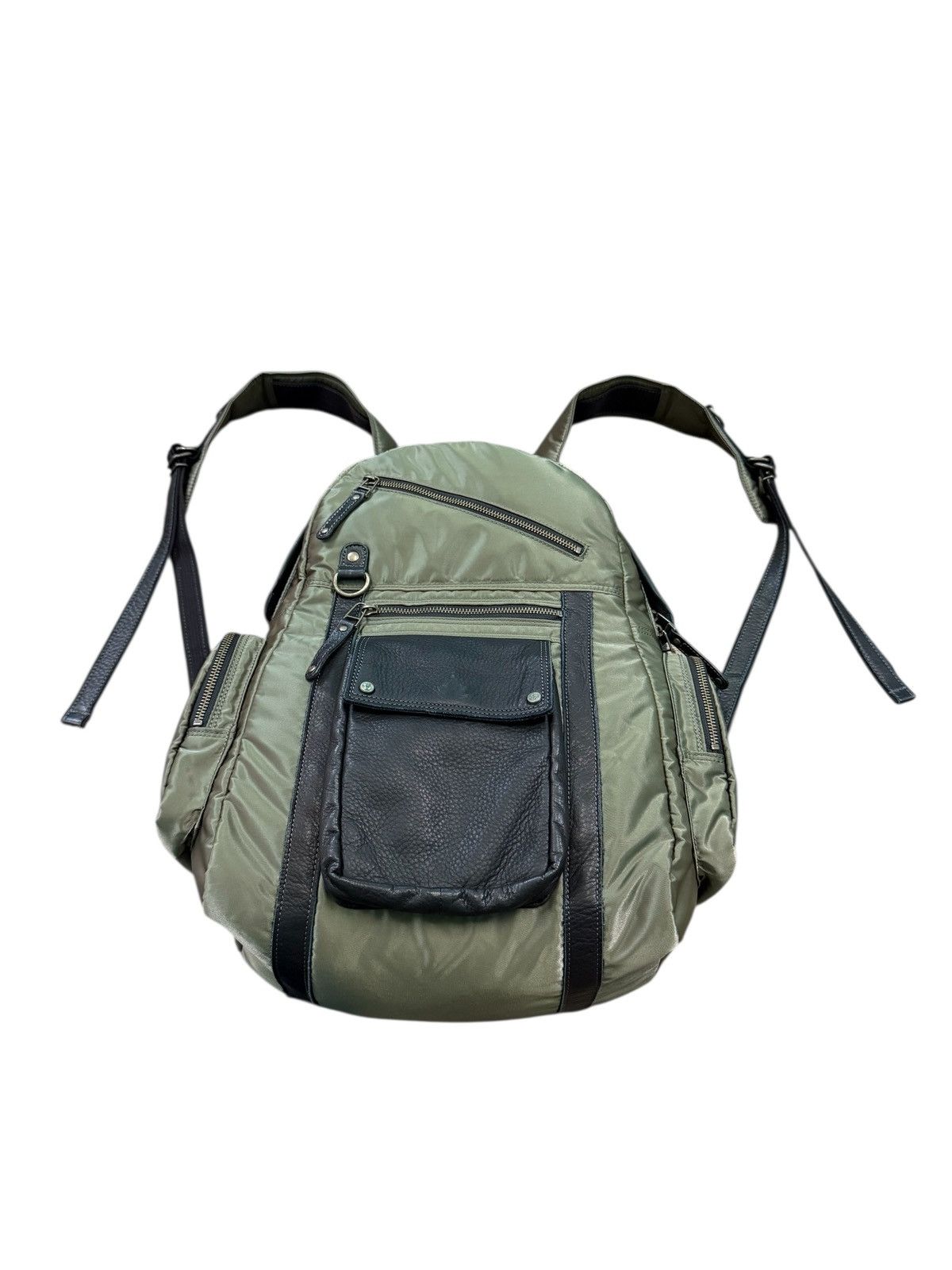 Japanese Brand RARE JYO ARVINISTA NYLON LEATHER BACKPACK Size ONE SIZE - 3 Thumbnail