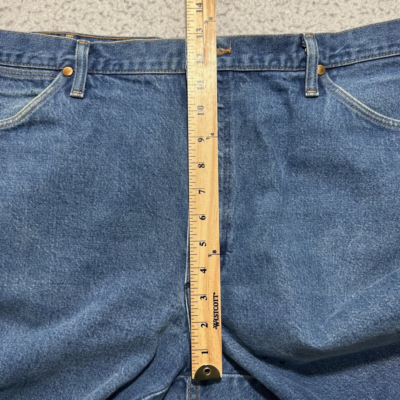 Wrangler Vintage Wrangler Western Straight Denim Blue Jeans Size US 38 / EU 54 - 10 Thumbnail