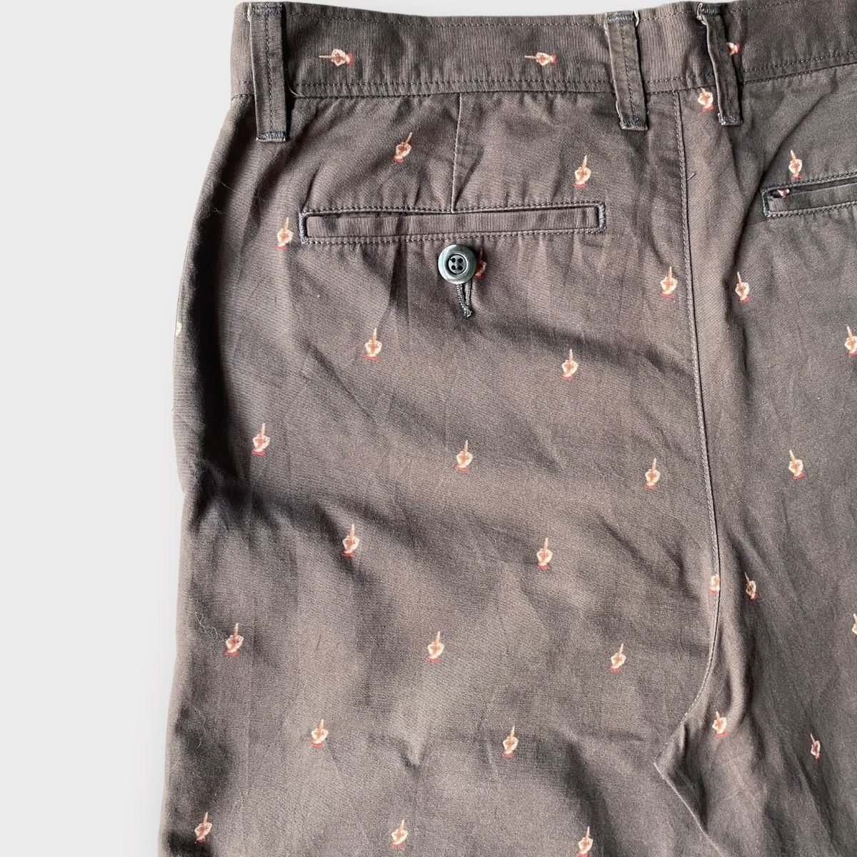 Undercover AW12 Psychocolor Middle Finger Pants Size US 32 / EU 48 - 6 Thumbnail