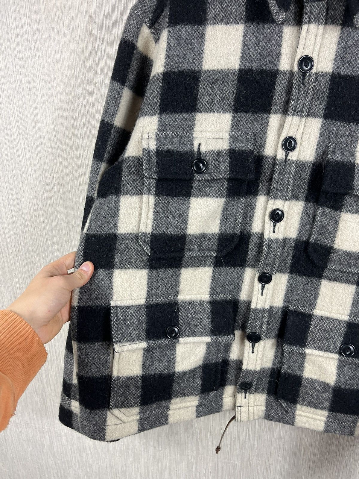 Flannel × Ralph Lauren × Vintage Vintage Ralph Lauren cropped wool plaid flannel jacket shirt Size US M / EU 48-50 / 2 - 14 Thumbnail