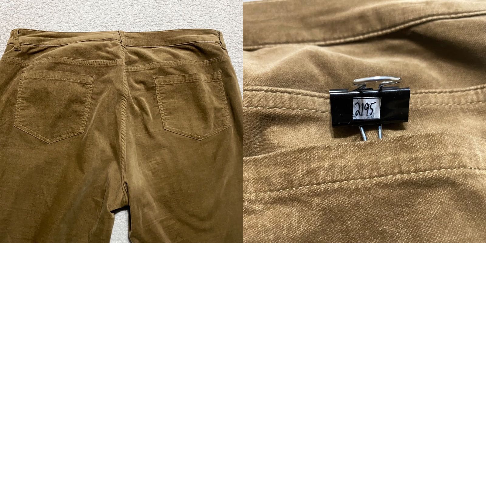 J.McLaughlin J McLaughlin Pants Womens sz 14 Brown Straight Leg Velvet Velour Ankle Size 36" / US 14 / IT 50 - 9 Thumbnail