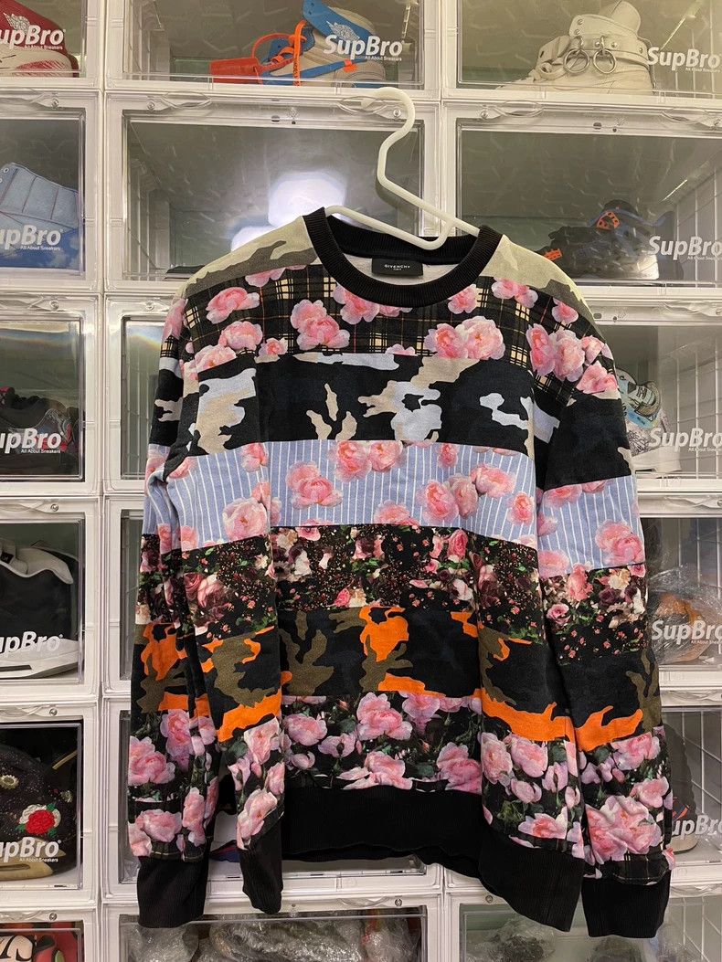 Givenchy Gvc Floral Patchwork Hoodie