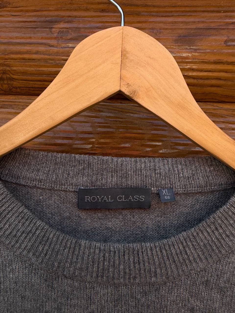 Other Royal Class Luxury Silk Cashmere Sweater Size XL 56 Grey Size US XL / EU 56 / 4 - 5 Thumbnail