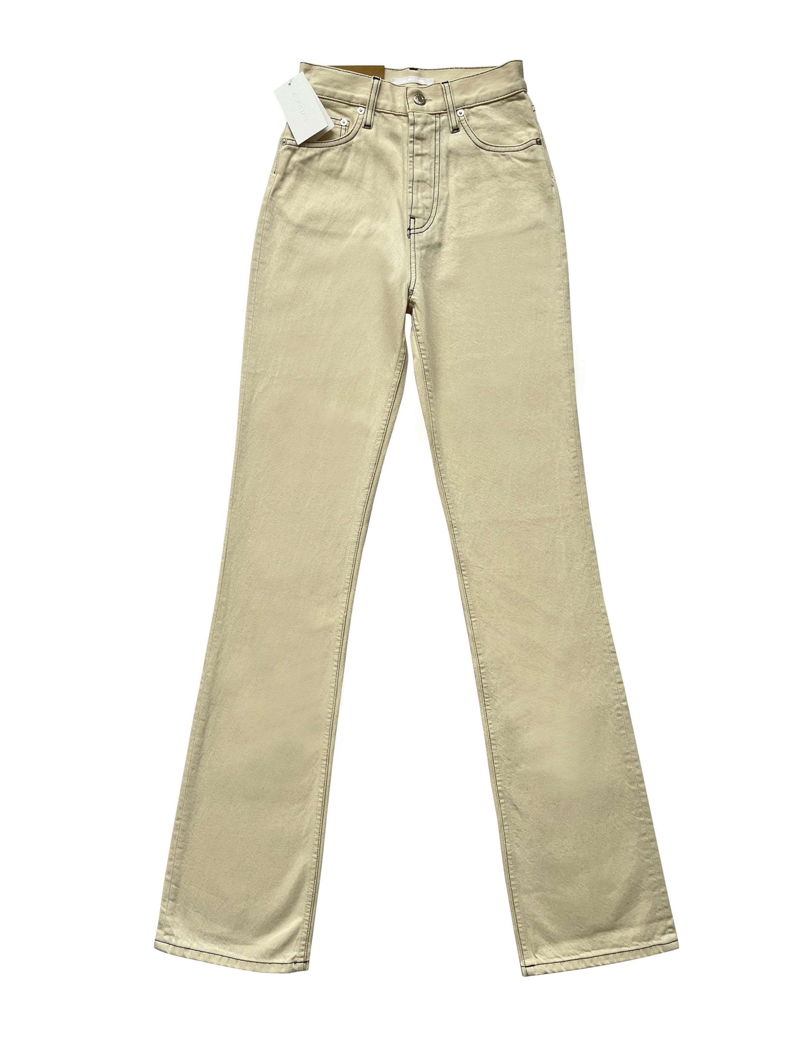 Helmut Lang ⚡️QUICK SALE⚡️Helmut Lang Natural Hi Bootcut High Rise Jeans Size 25" / US 0 / IT 36 - 1 Thumbnail