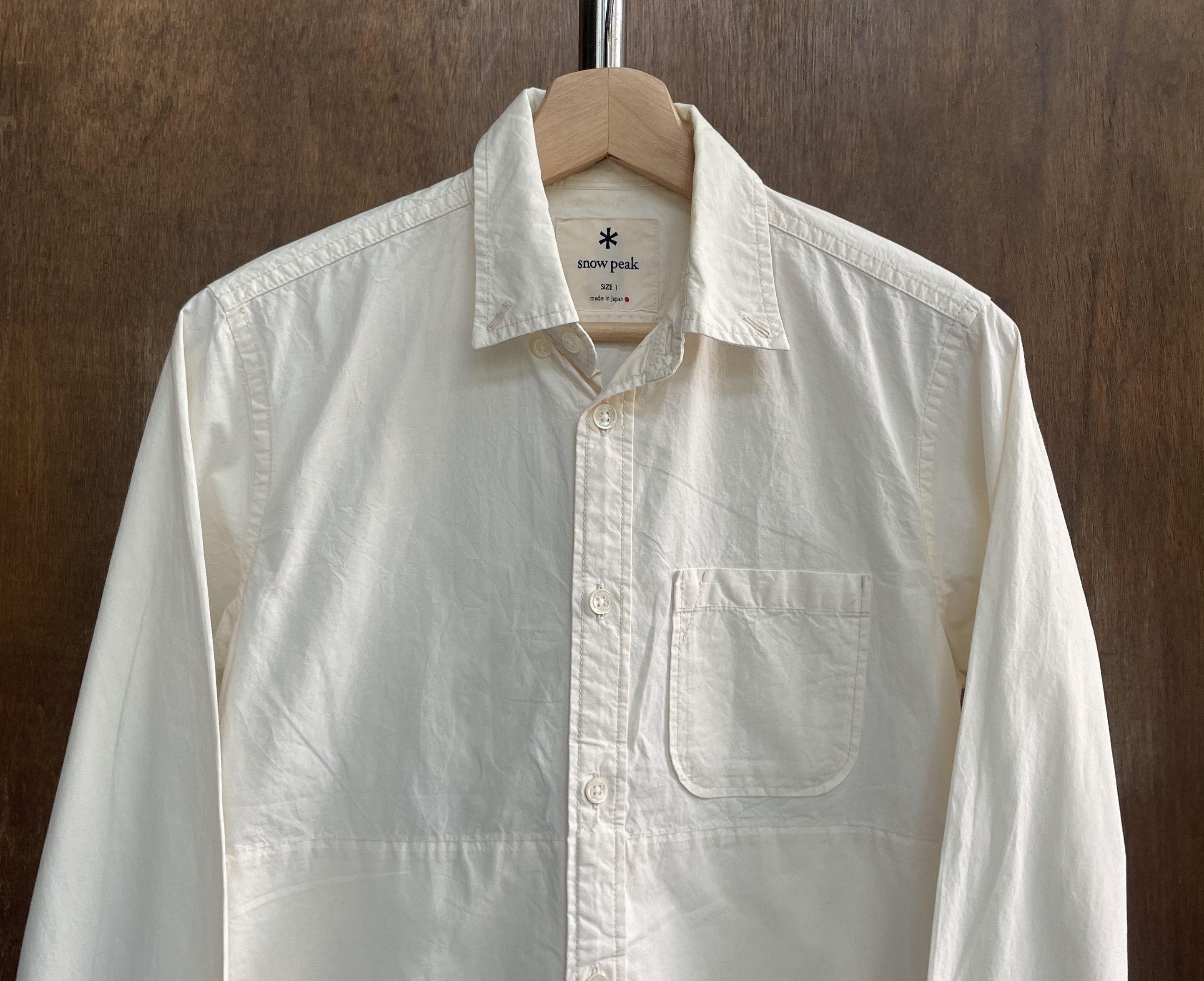 Snow Peak Snow Peak Organic Fabric Classic Shirt Size US S / EU 44-46 / 1 - 2 Thumbnail
