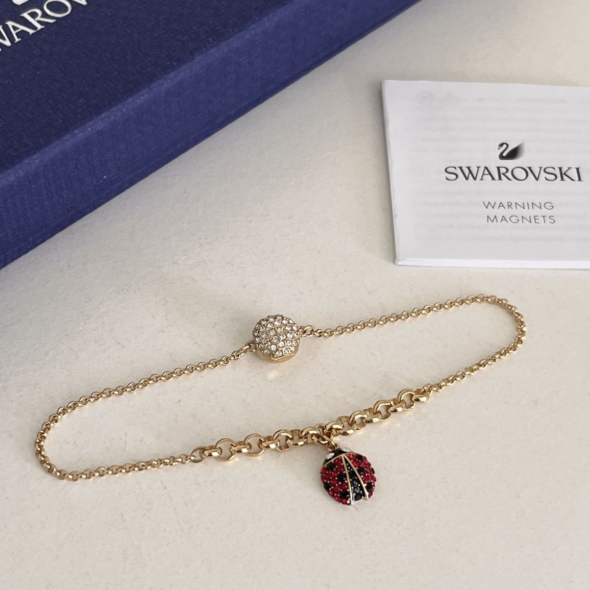 Swarovski Swarovski ladybug pavé charm bracelet Size ONE SIZE - 5 Thumbnail