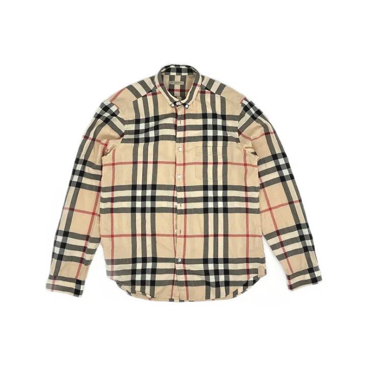 Burberry Burberry Casual Button-Up Long Sleeve Shirt 0079 Size L / US 10 / IT 46 - 1 Thumbnail