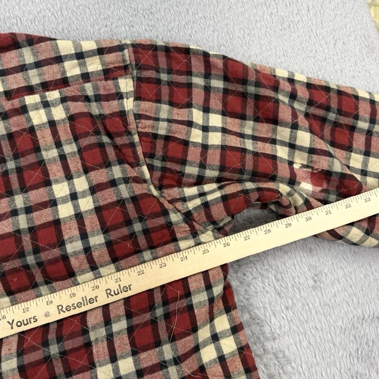 Tommy Hilfiger Tommy Hilfiger Shirt Mens Large Plaid Ranger Quilted Flannel Corduroy Collar Size US L / EU 52-54 / 3 - 7 Thumbnail