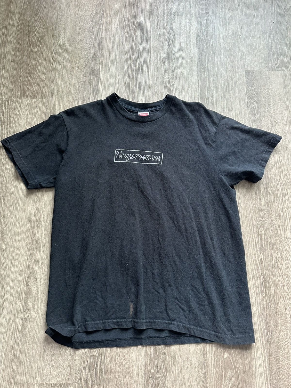 Supreme Kaws Box Logo | Grailed