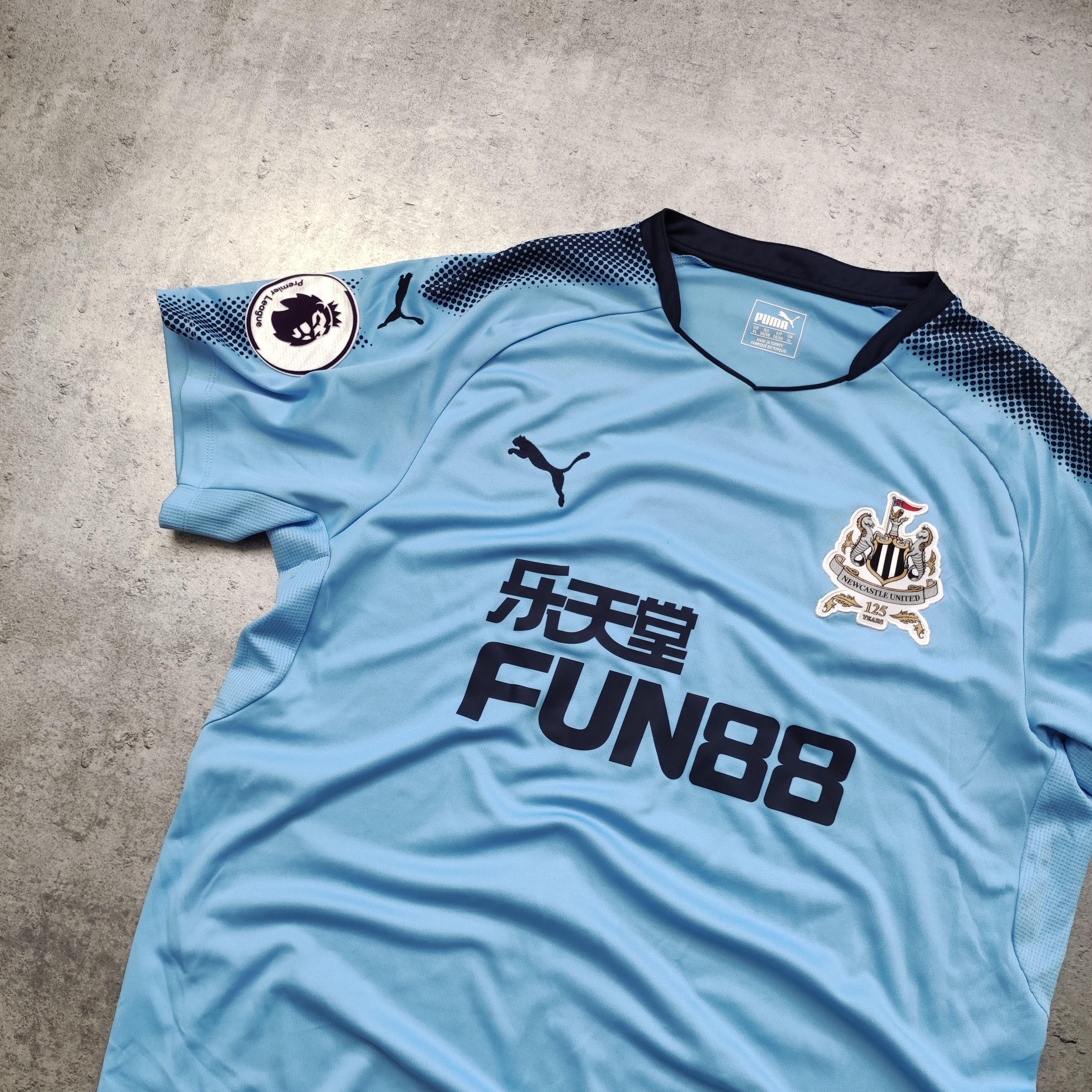 Vintage RARE Newcastle United 17/18 Away Premier League Jersey Size US XL / EU 56 / 4 - 3 Thumbnail