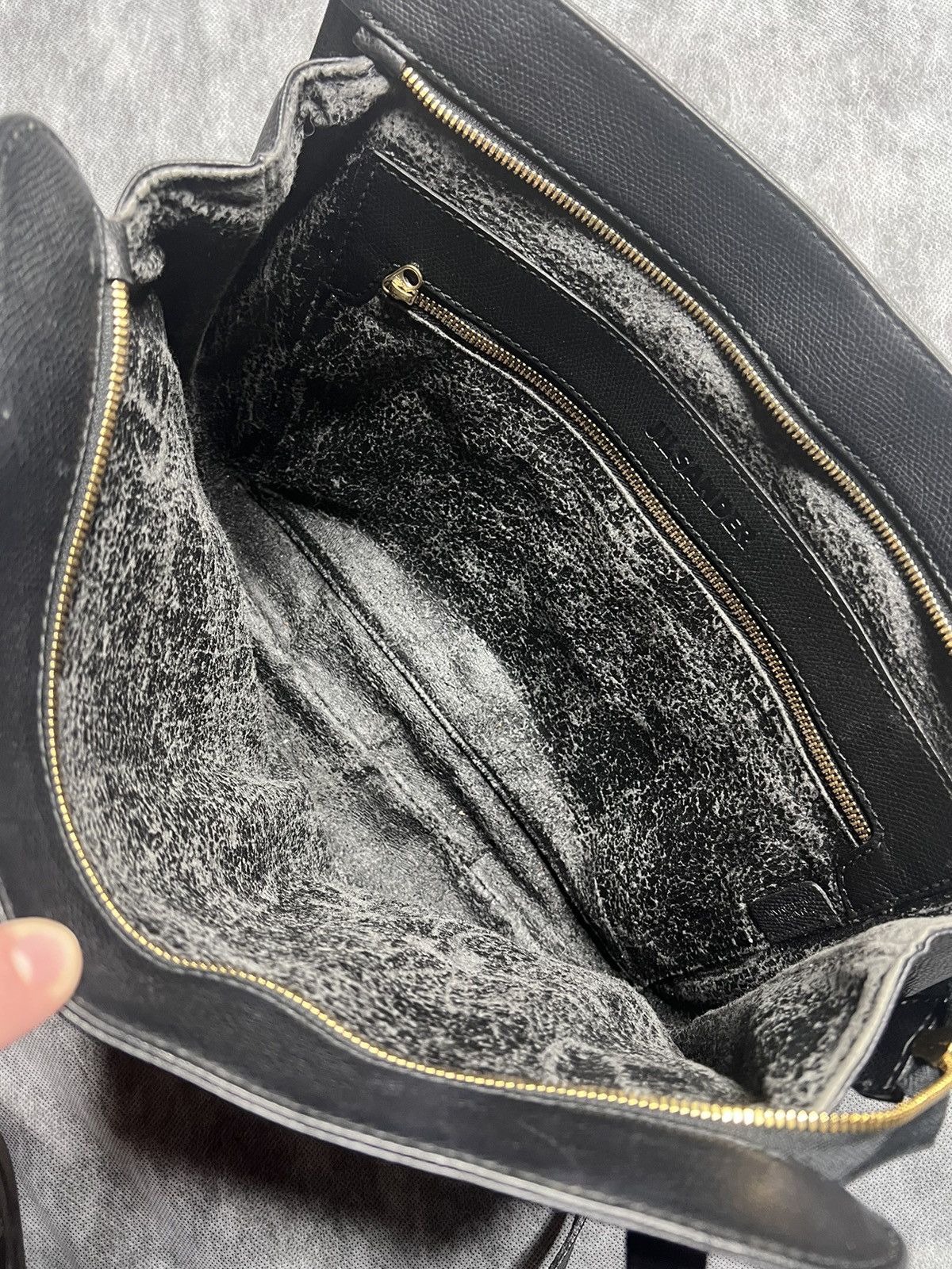 Jil Sander Vintage Black Bag Jil Sander Size ONE SIZE - 6 Thumbnail