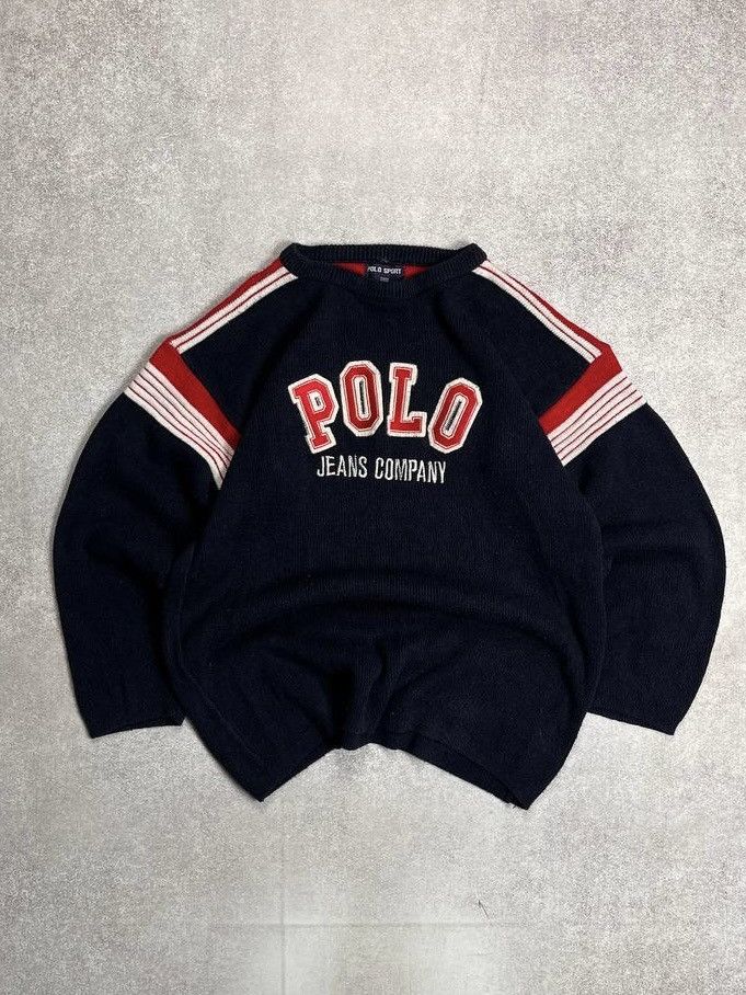 Polo Ralph Lauren × Vintage ⚡️QUICK SALE⚡️VINTAGE 90's POLO RALPH LAUREN SPORT SWEATER Size US M / EU 48-50 / 2 - 1 Thumbnail