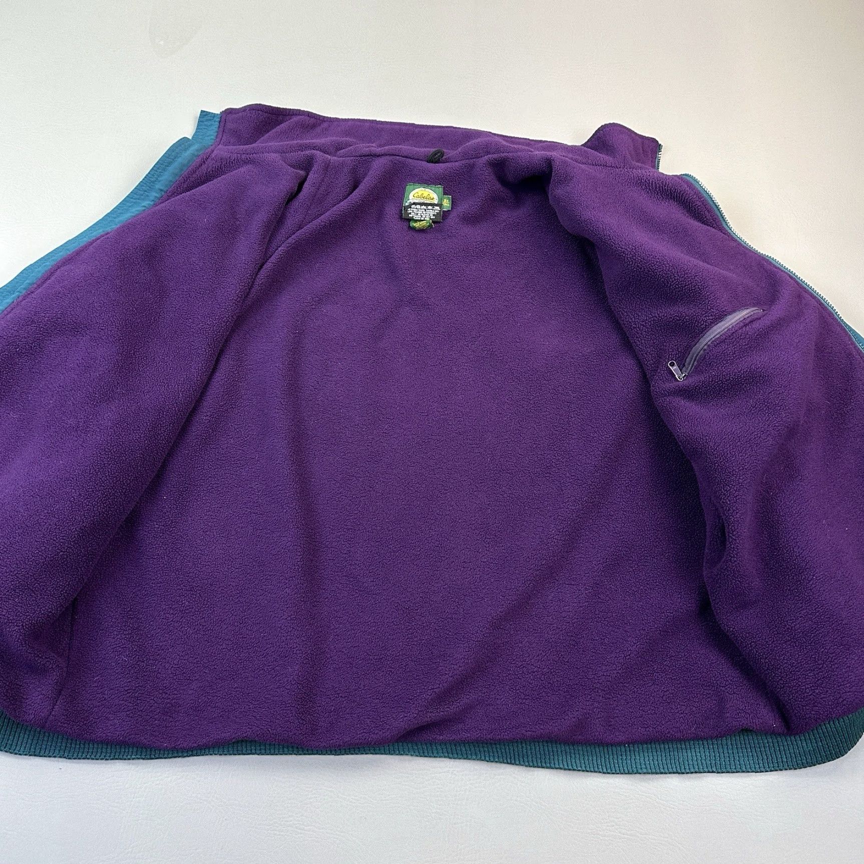 Vintage VINTAGE Cabela's Jacket Mens 2XLT Teal Purple Polartec Fleece Lined Outdoor Jacket Size US XXL / EU 58 / 5 - 5 Thumbnail