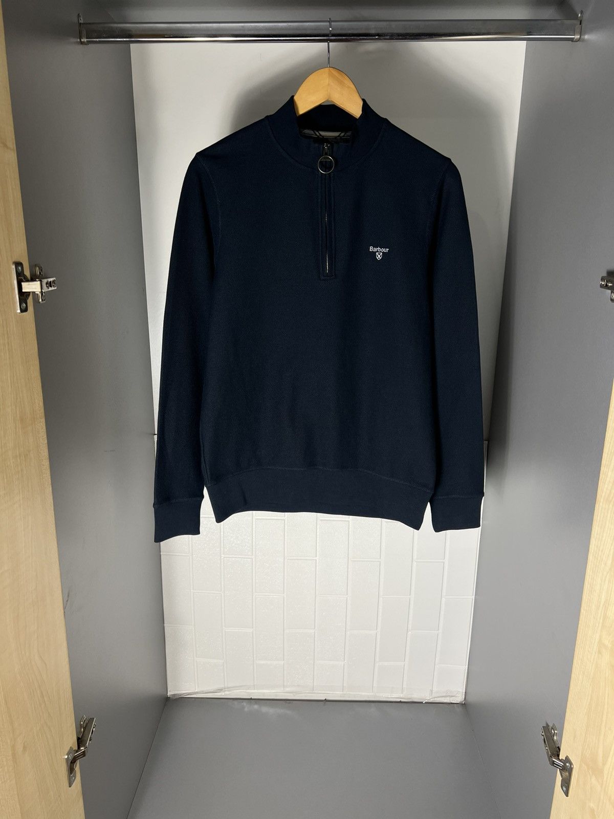 Barbour VINTAGE BARBOUR INTERNATIONAL 1/3 ZIP SWEATER CASUAL Y2K 90s Size US M / EU 48-50 / 2 - 1 Thumbnail