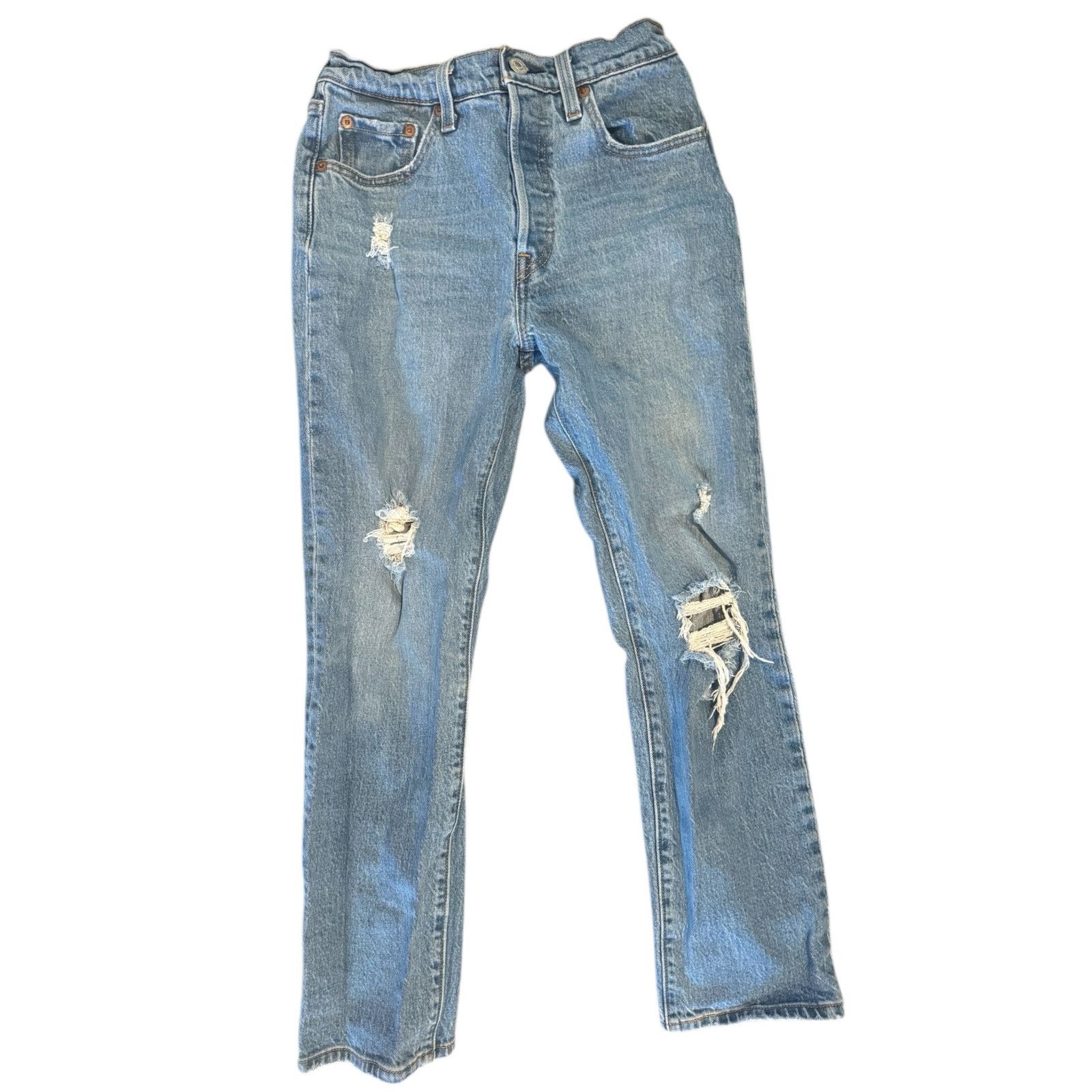 Levi's Vintage Clothing Vintage Levi’s 501 Women’ Skinny Distressed Jeans W25 L26 Size 25" / US 0 / IT 36 - 1 Thumbnail