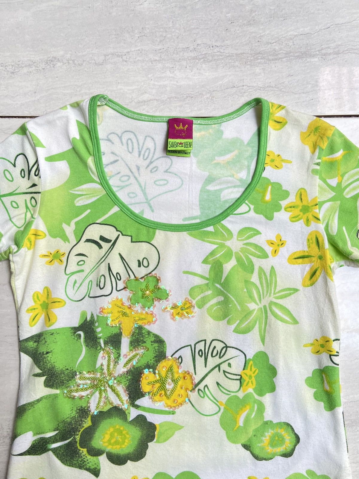 Designer × Jean Paul Gaultier × Seditionaries SAVE THE QUEEN Motive T-shirt Size XS / US 0-2 / IT 36-38 - 7 Thumbnail