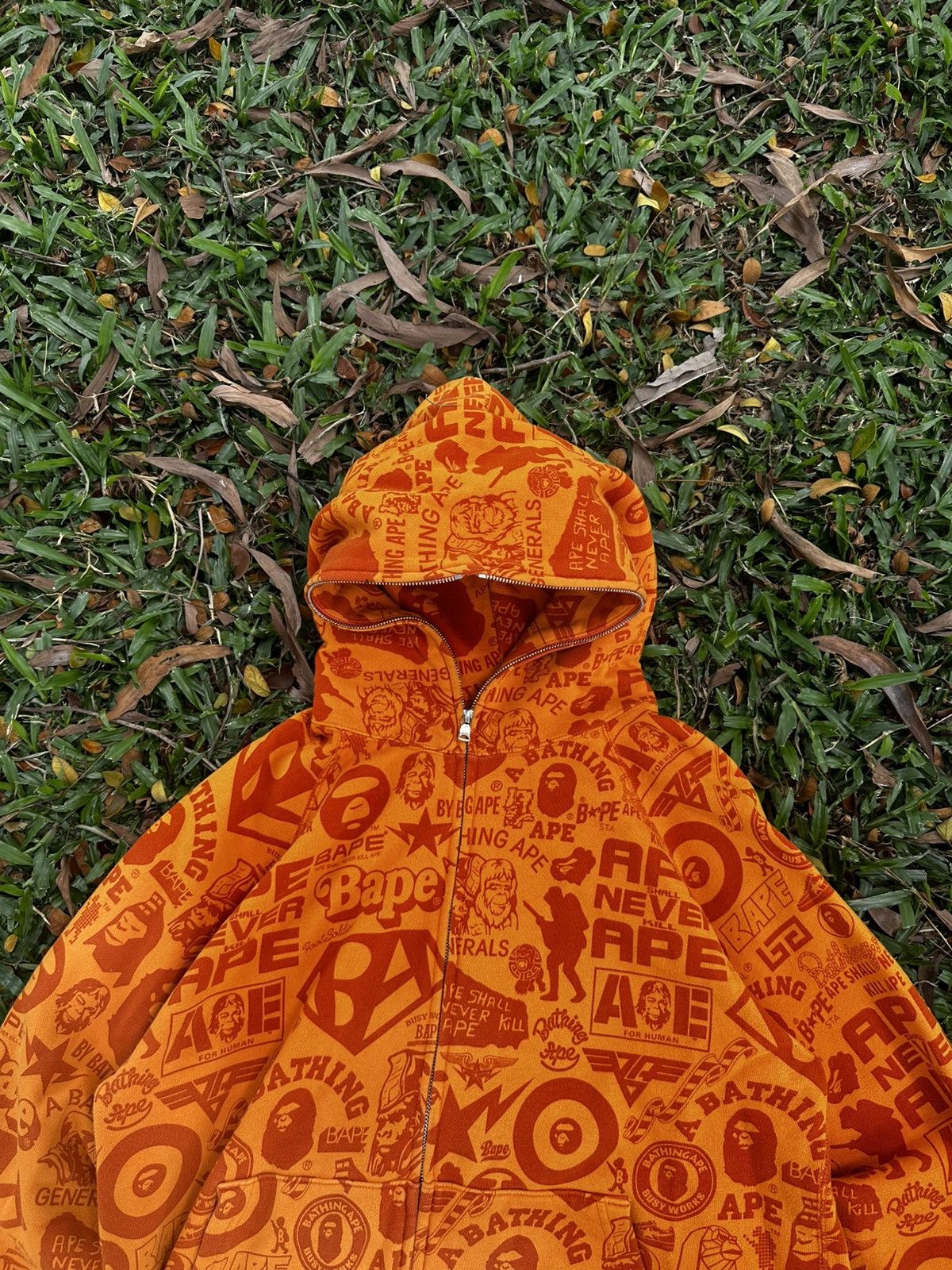 Bape A Bathing Ape BAPE All Logo Full Zip Hoodie NIGO Era Size US S / EU 44-46 / 1 - 4 Thumbnail