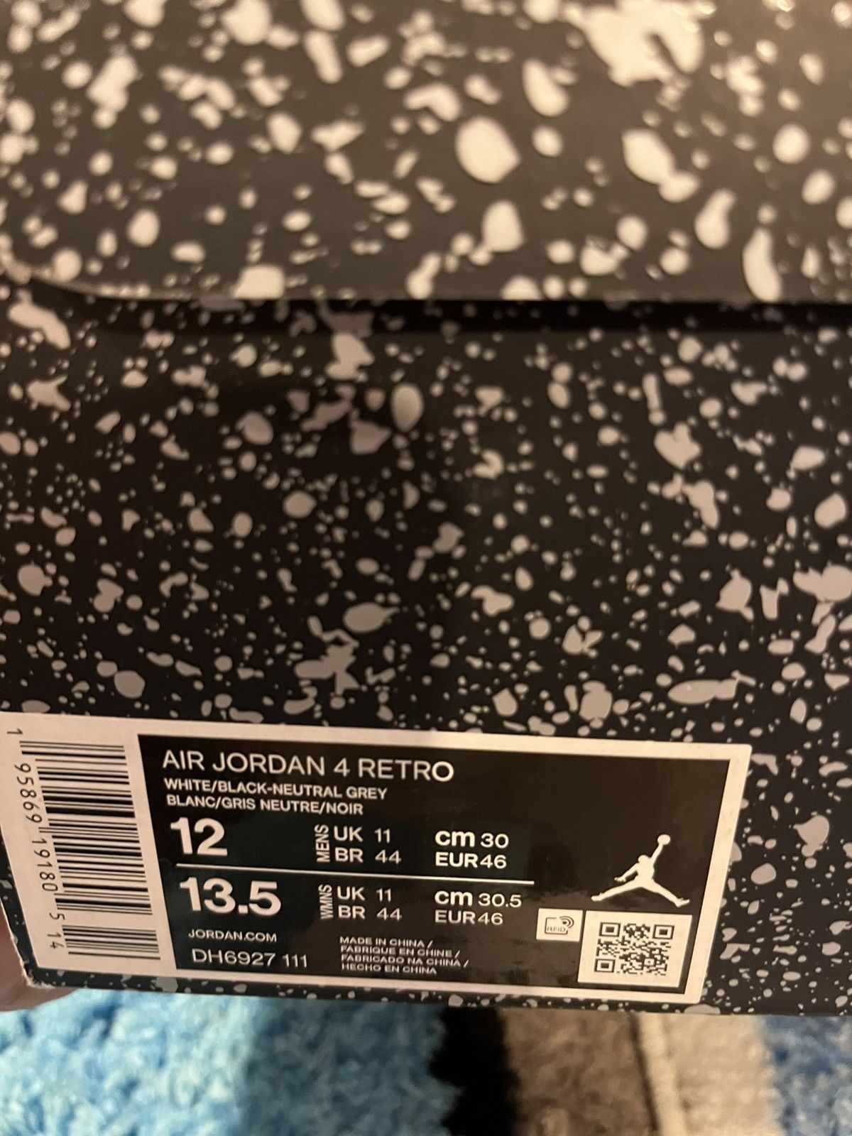 Jordan Brand × Nike Jordan 4 military Blacks flawless Size US 12 / EU 45 - 9 Thumbnail