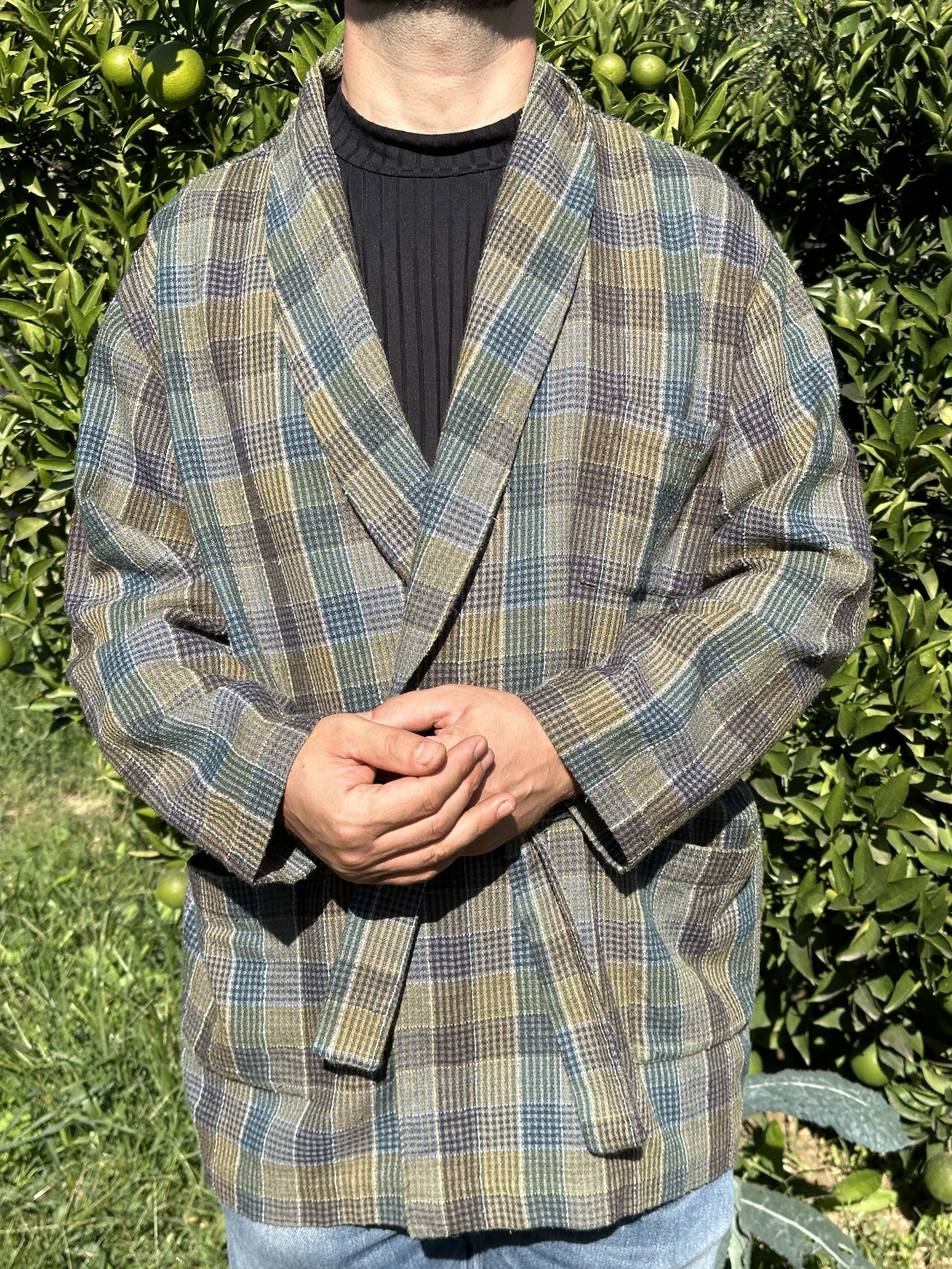Missoni Bathrobe Missoni 3D Knit Stripe Retro Light Robe Size 52 L Size US L / EU 52-54 / 3 - 15 Thumbnail