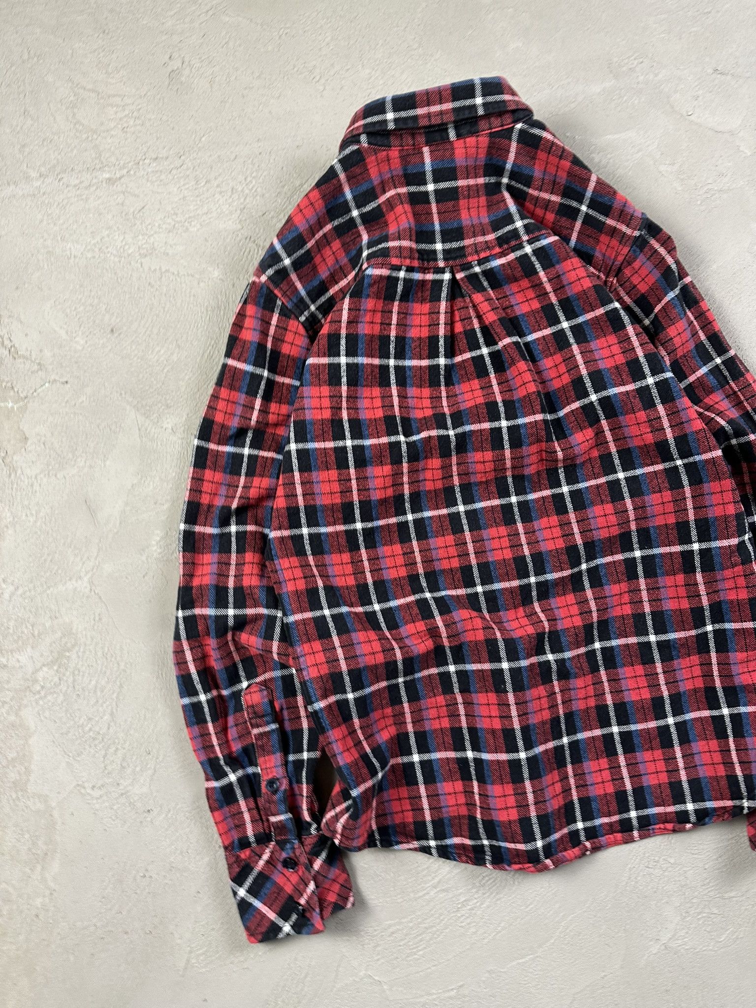 Dickies Vintage Y2k Dickies Flannel Checked Button Up Shirt Size US S / EU 44-46 / 1 - 11 Thumbnail